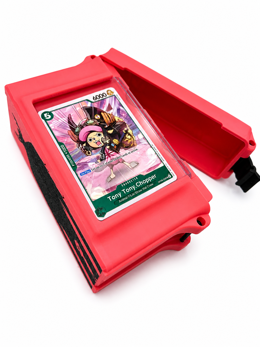 ONE PIECE DECKBOX, SLIM DESIGN, CAN FIT UP TO 2 DECKS. LEADER FRONT WINDOW