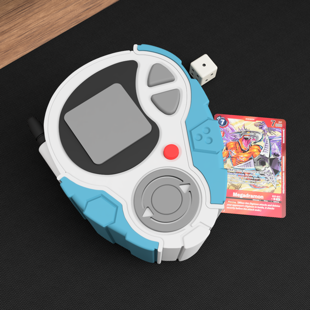 Digivice D-3 Deck Deck Box - MTG OCG TCG DIGIMON - Magetic Lids -