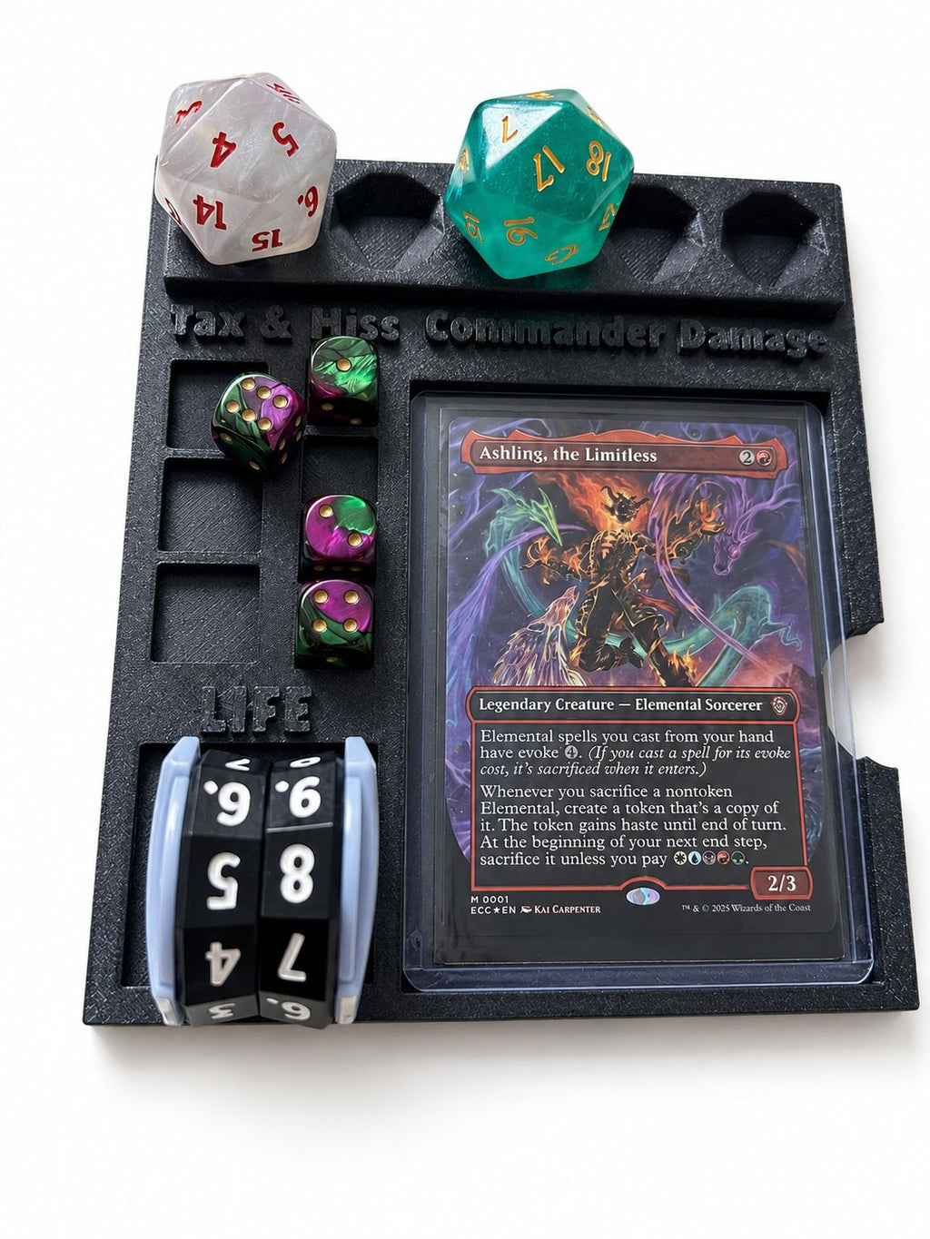 MTG Commander Tray | Magic the Gathering | Command Zone Organizer