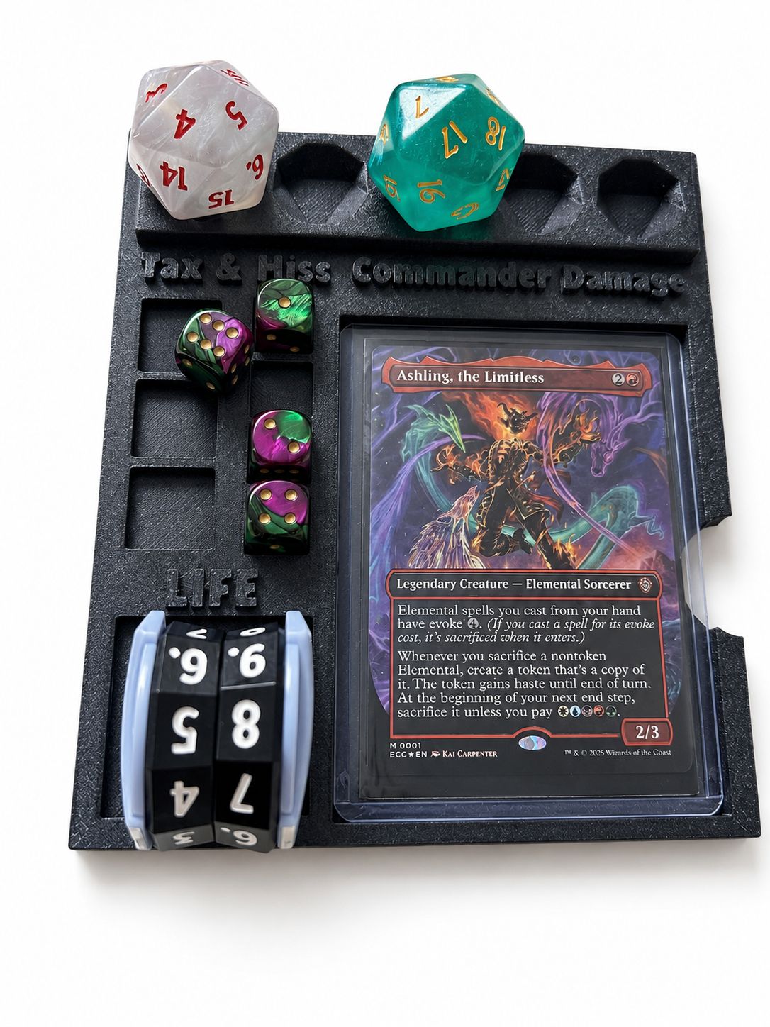 MTG Commander Tray | Magic the Gathering | Command Zone Organizer