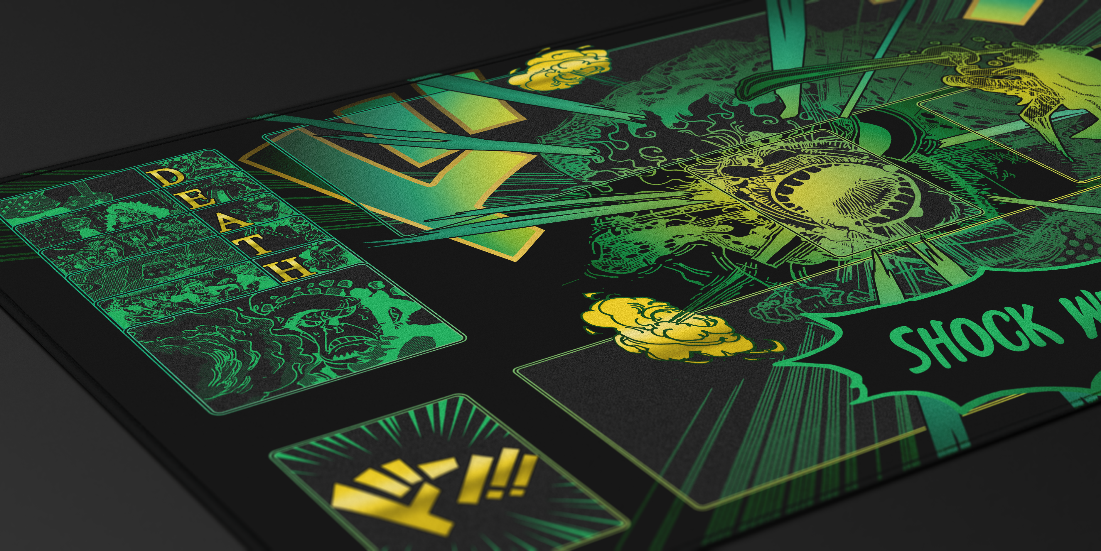 Law Manga – Shock Will, One piece TCG Playmat
