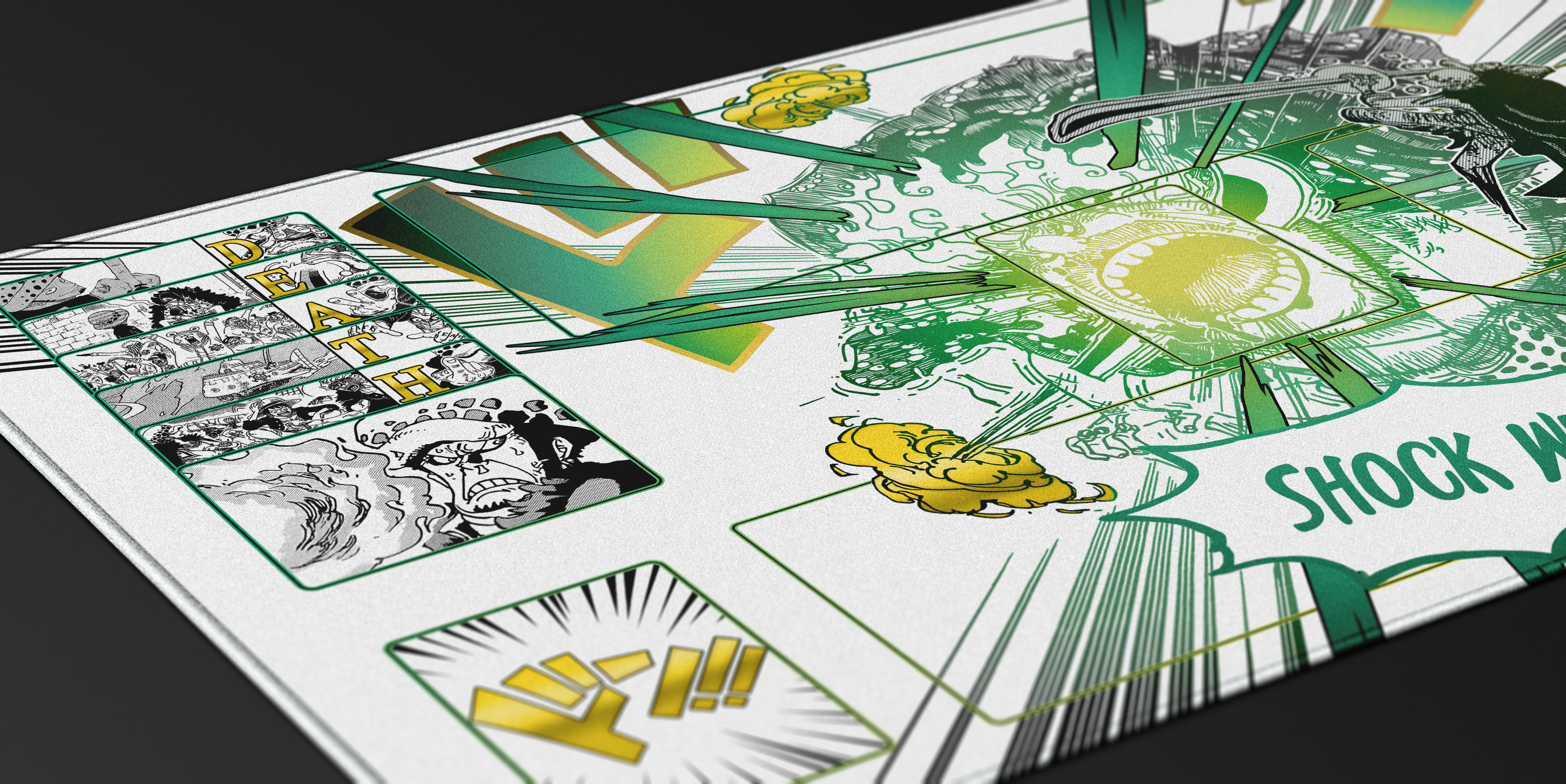 Law Manga – Shock Will, One piece TCG Playmat