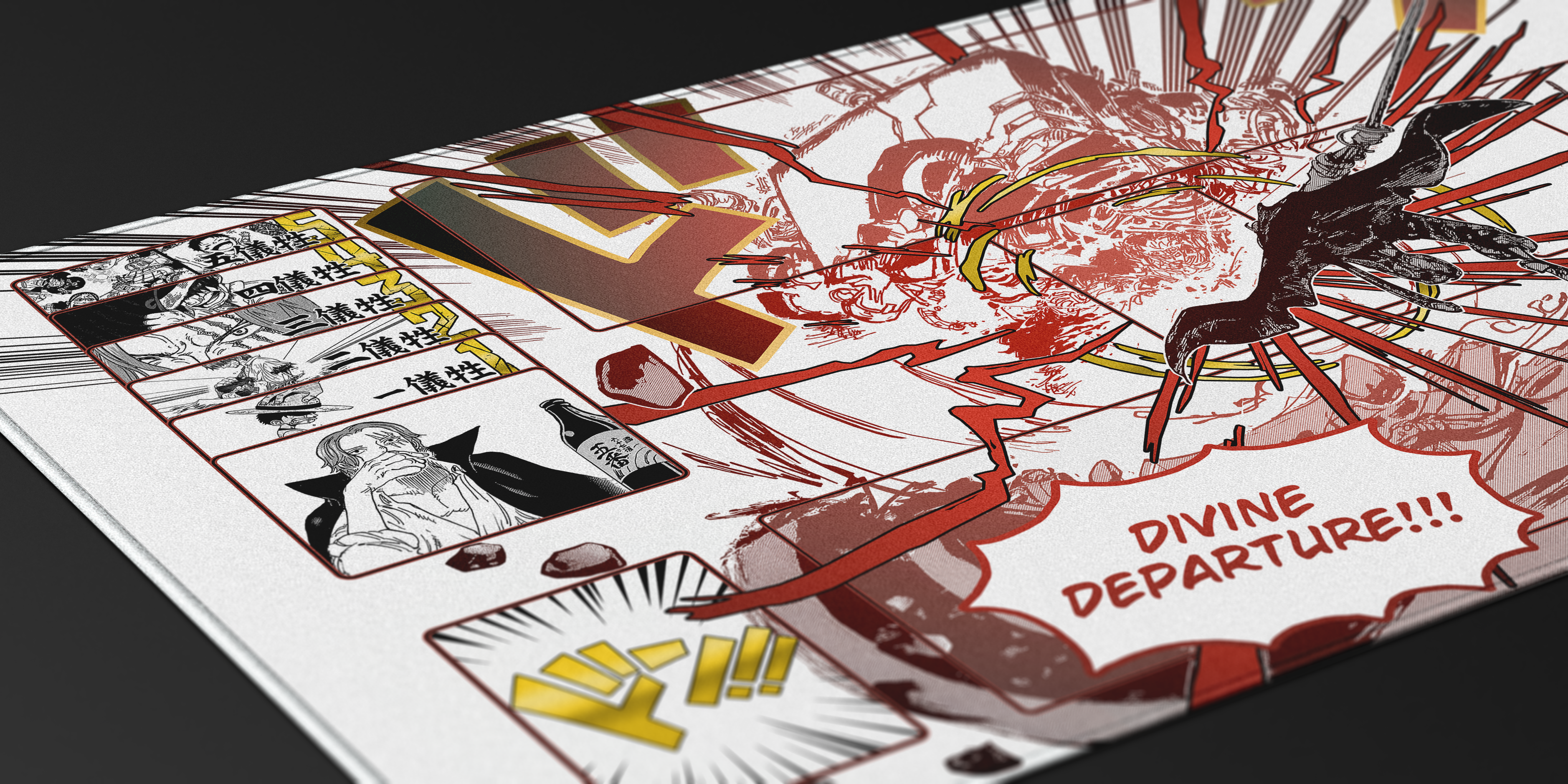 Shanks “Divine Departure ” ONE PIECE PLAYMAT by ZDESIGN