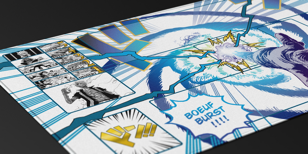 SANJI “Boeuf Burst ” ONE PIECE PLAYMAT by ZDESIGN