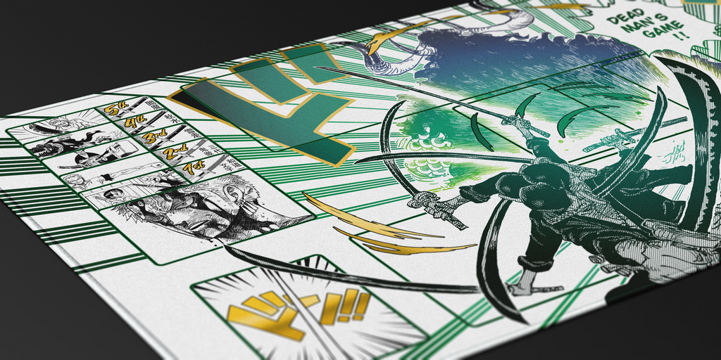 ZORO “Dead Man’s Game” ONE PIECE PLAYMAT by ZDESIGN