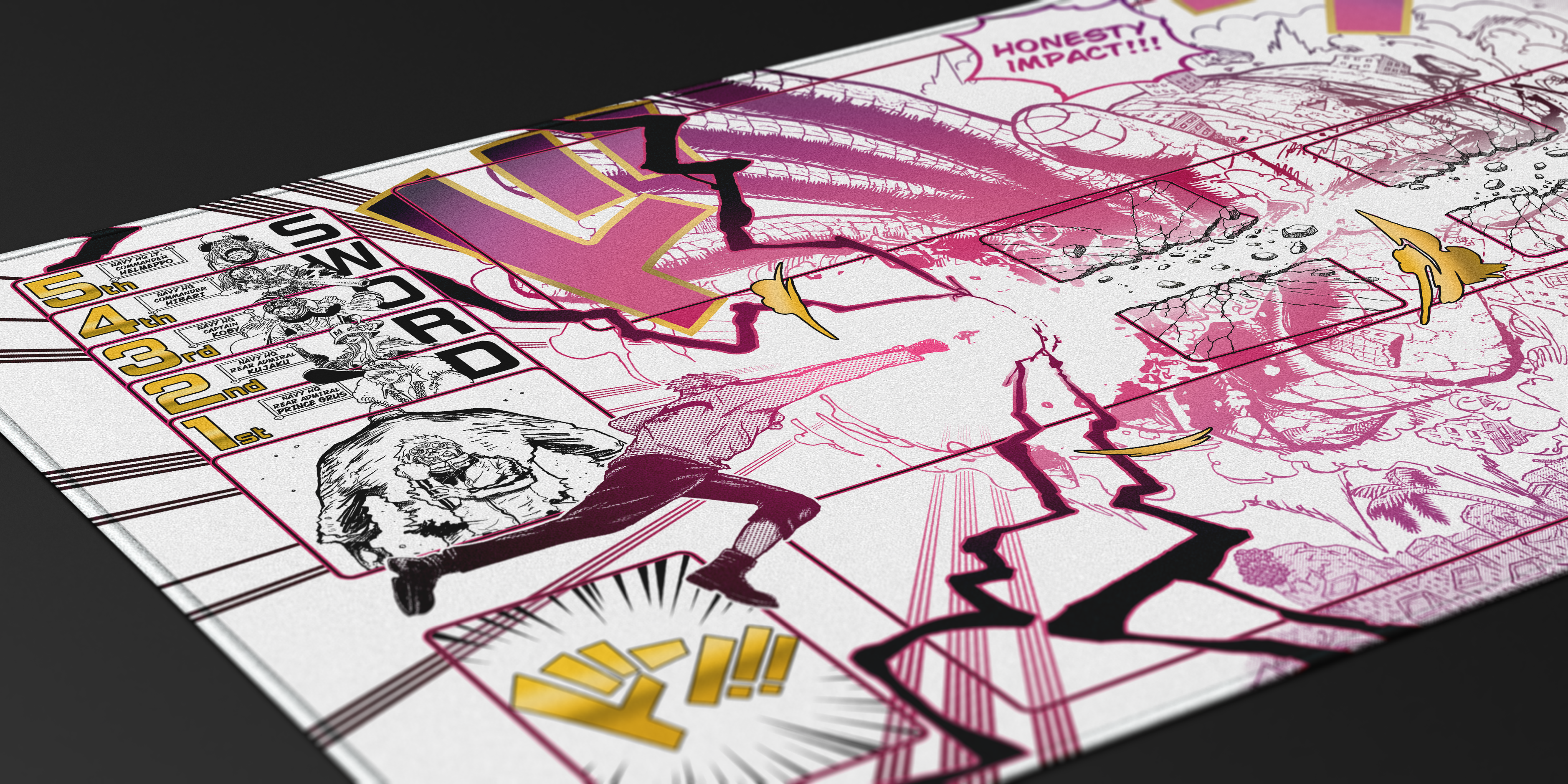 KOBY “Honesty IMPACT” ONE PIECE PLAYMAT by ZDESIGN