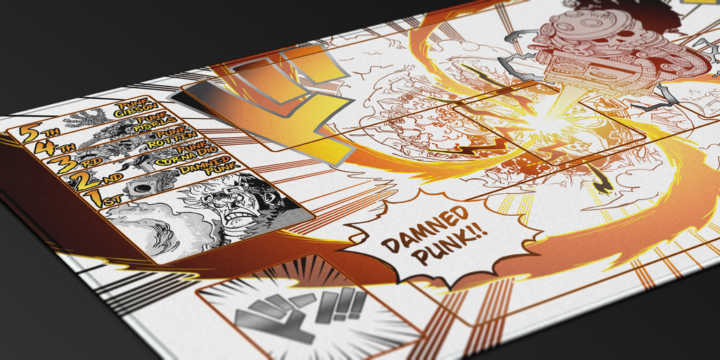 Kid Manga – Damned Punk, One piece TCG Playmat