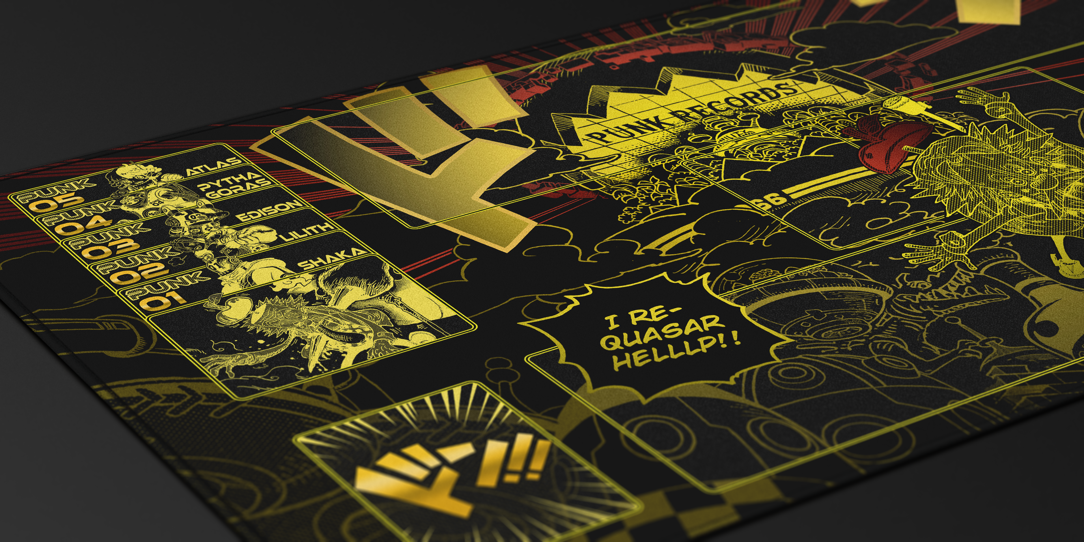 Vegapunk Manga – I Requasar Helllp, One piece TCG Playmat