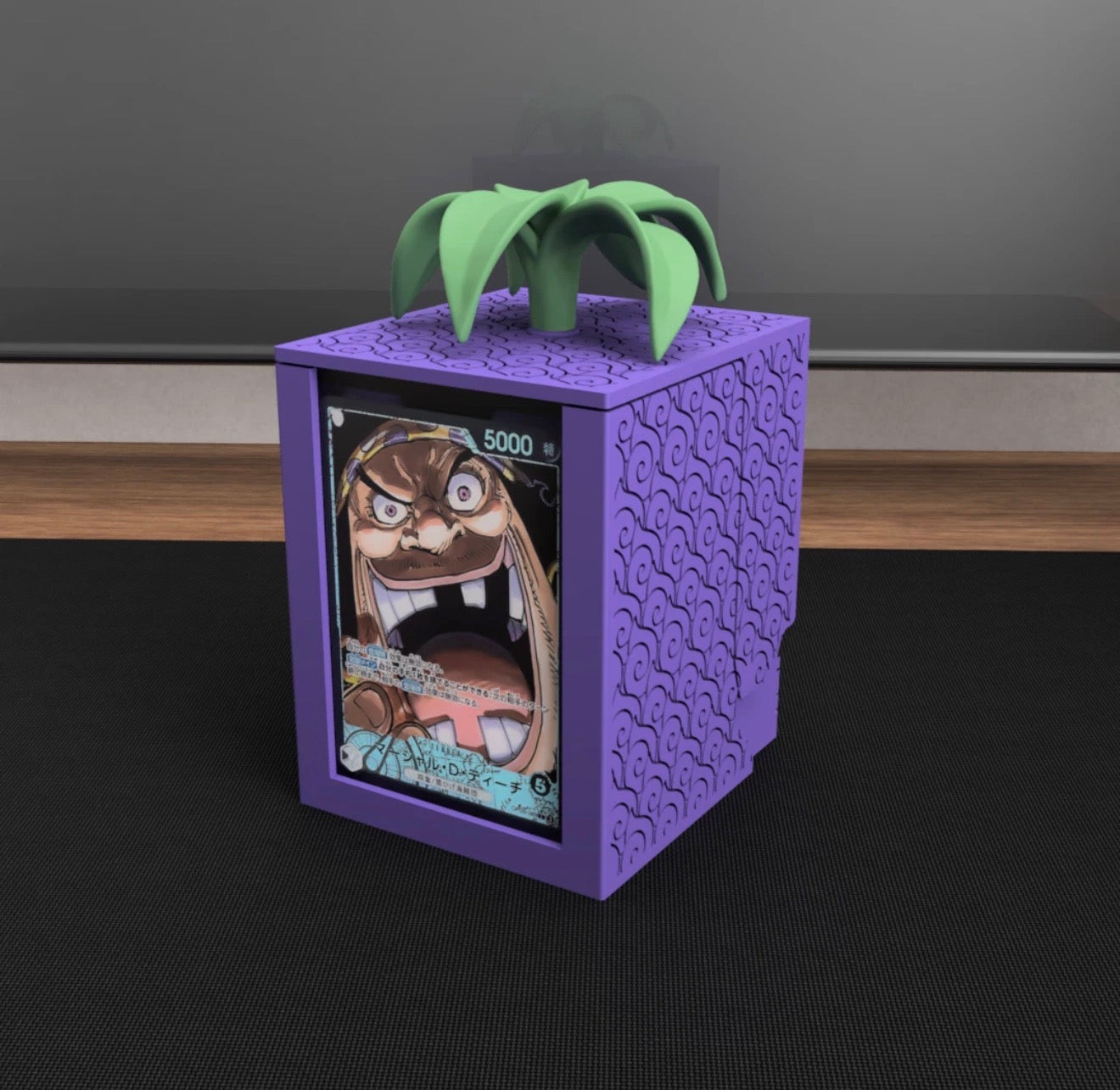 one piece tcg devil fruit deck box MERA MERA NO MI TCG Card Holder Fits 100 cards- 2 from Bandais One Piece Card Game One Piece Devil Fruit Collection