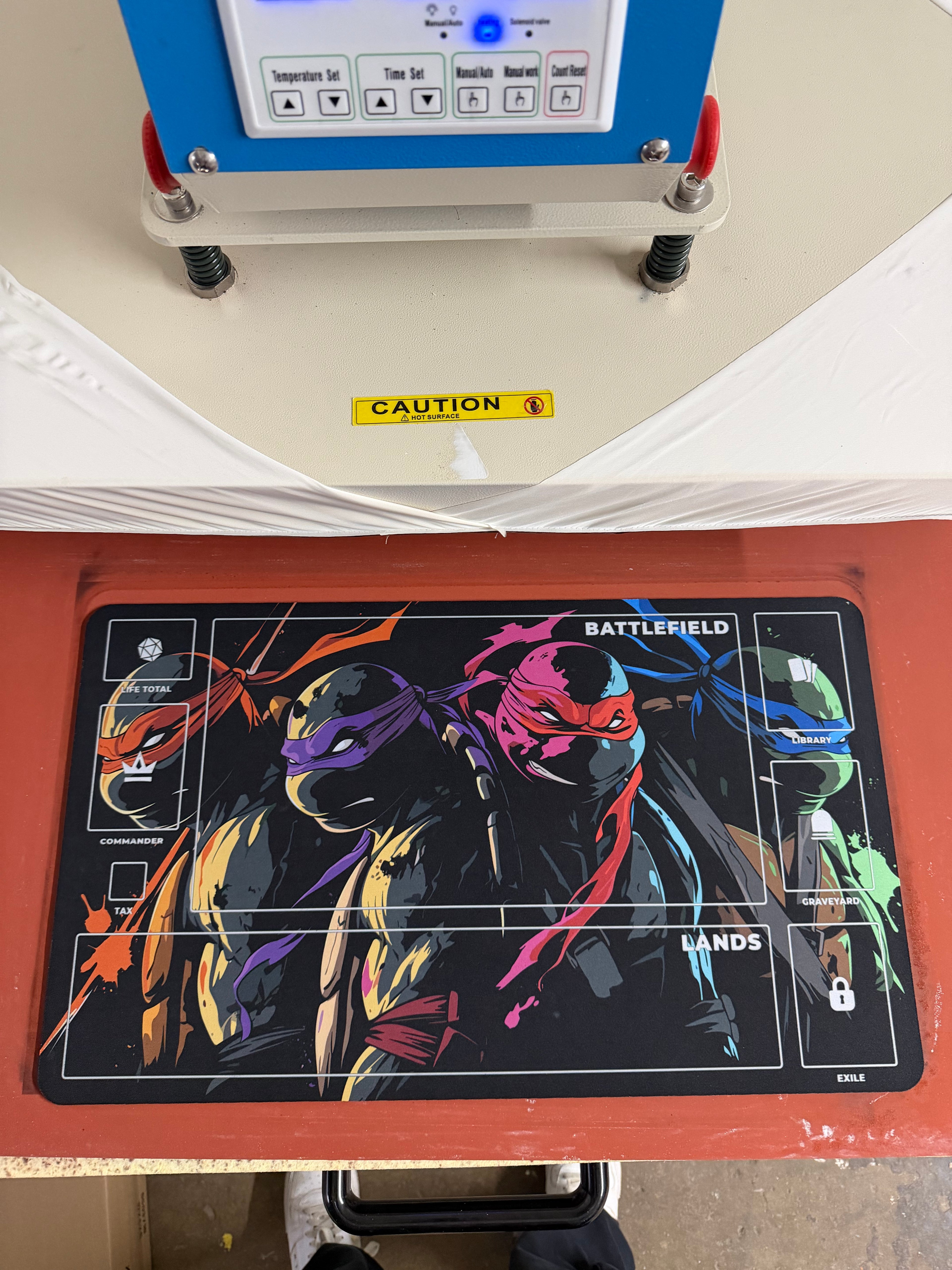 TMNT Commander Playmat –NON SLIP- Trading Card Game-High Quality