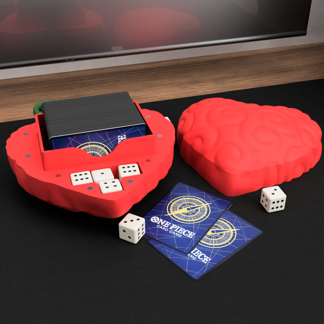 One Piece Devil Fruit Deck Box –TCG Card Holder Fits 100 cards- OPE OPE FRUIT