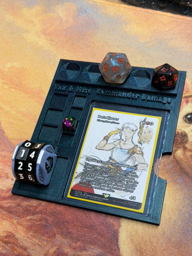 MTG Commander Tray | Magic the Gathering | Command Zone Organizer