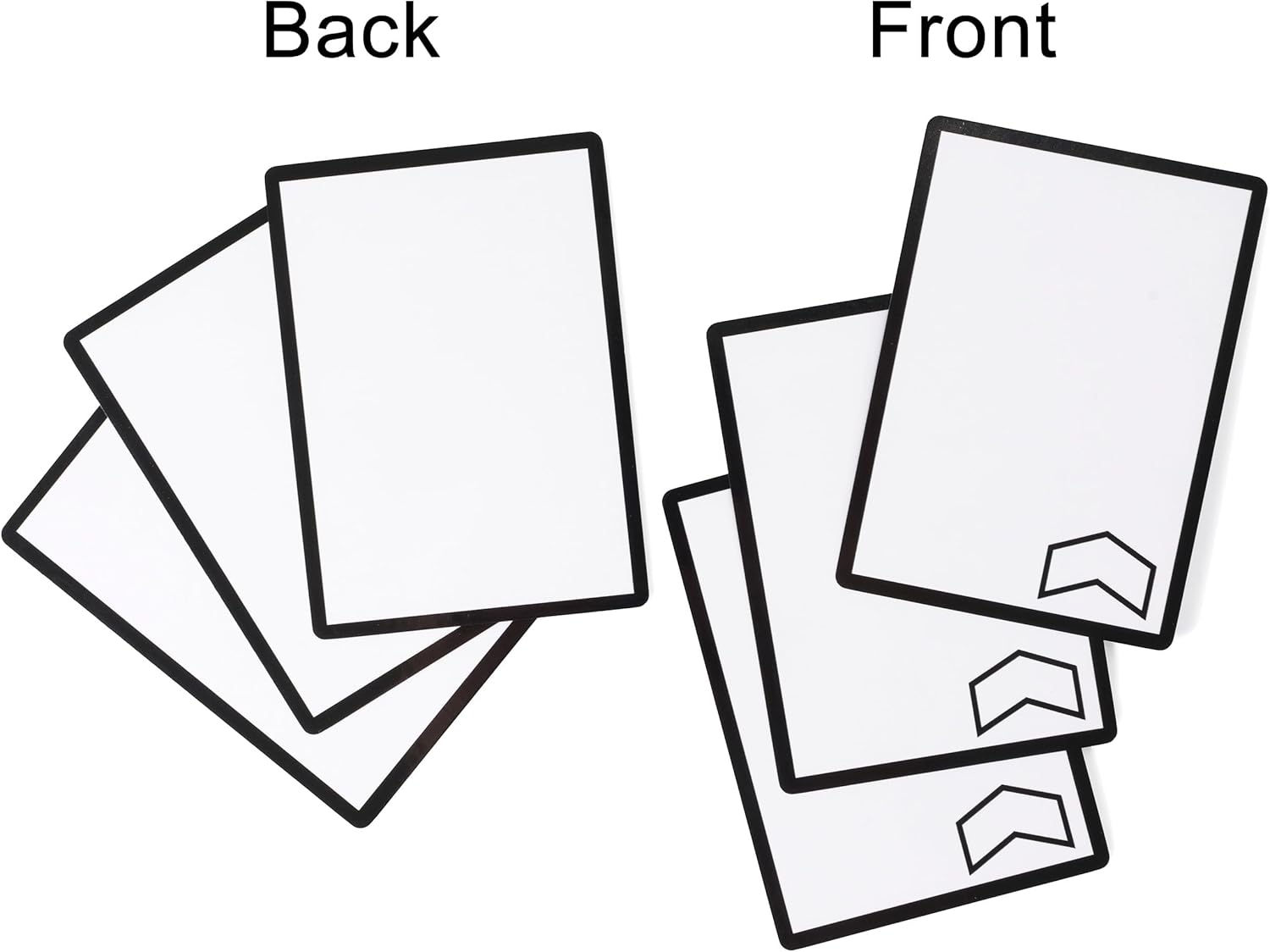 40 PIECES DRY ERASE MTG TOKEN CARDS, FRONT AND BACK