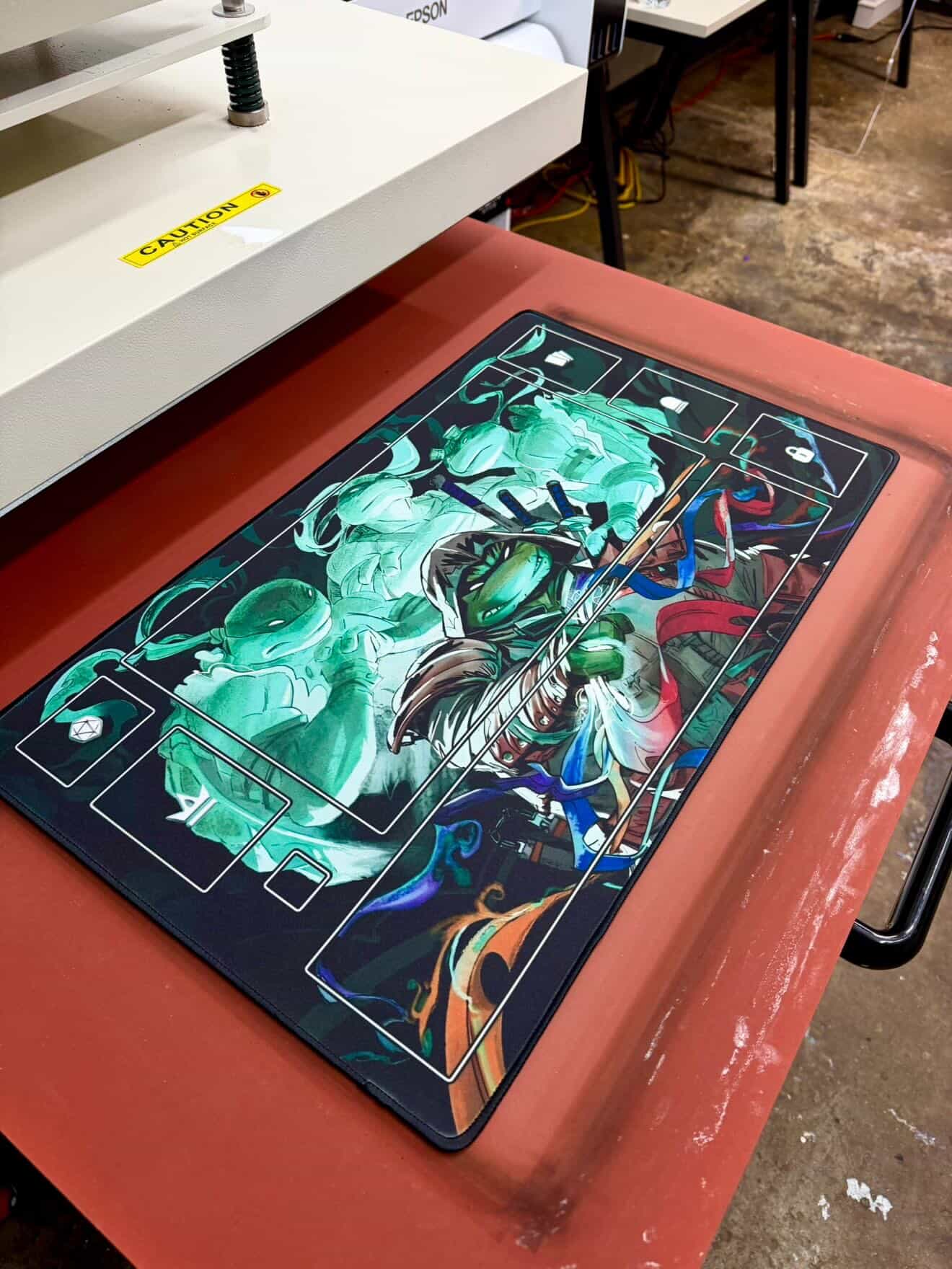 TMNT Commander Playmat –NON SLIP- Trading Card Game-High Quality