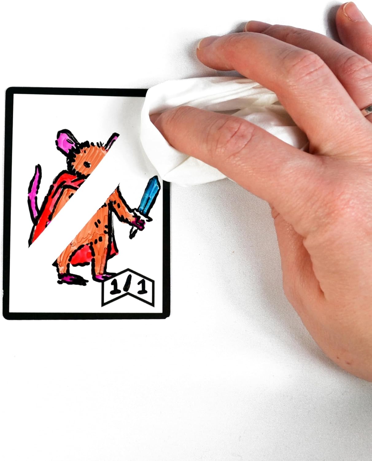 40 PIECES DRY ERASE MTG TOKEN CARDS, FRONT AND BACK