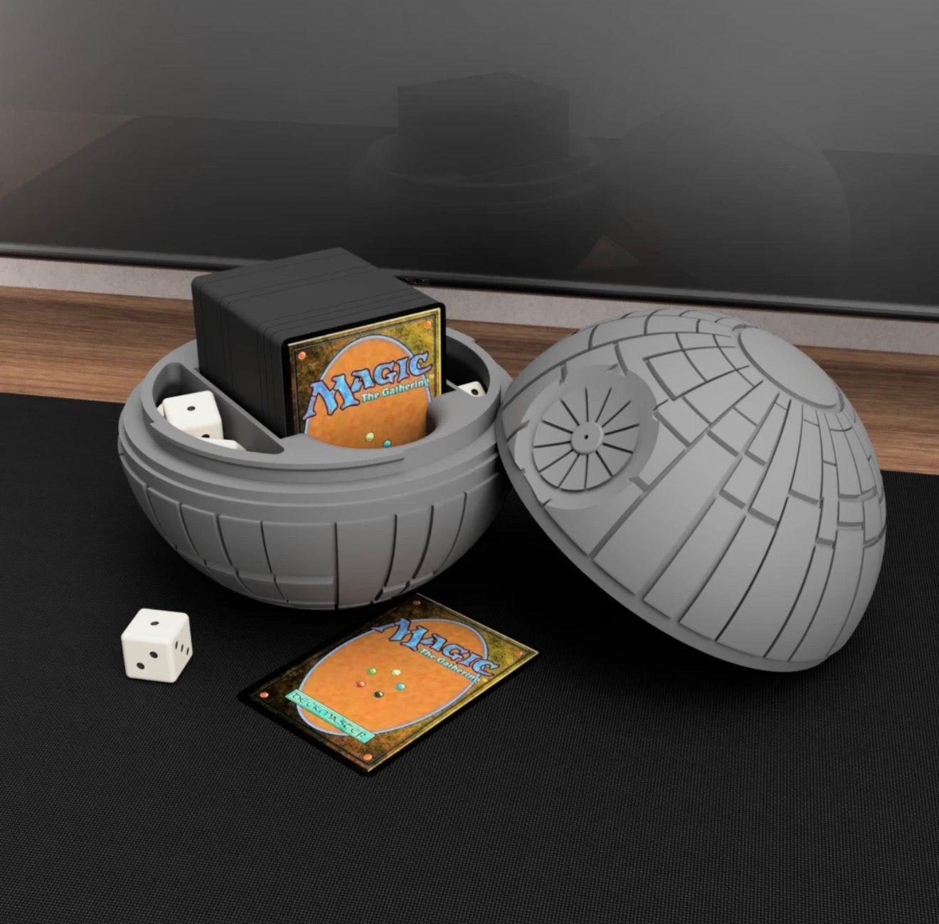Death Star Deck Box - MTG STAR WARS themed – TCGSyndicate