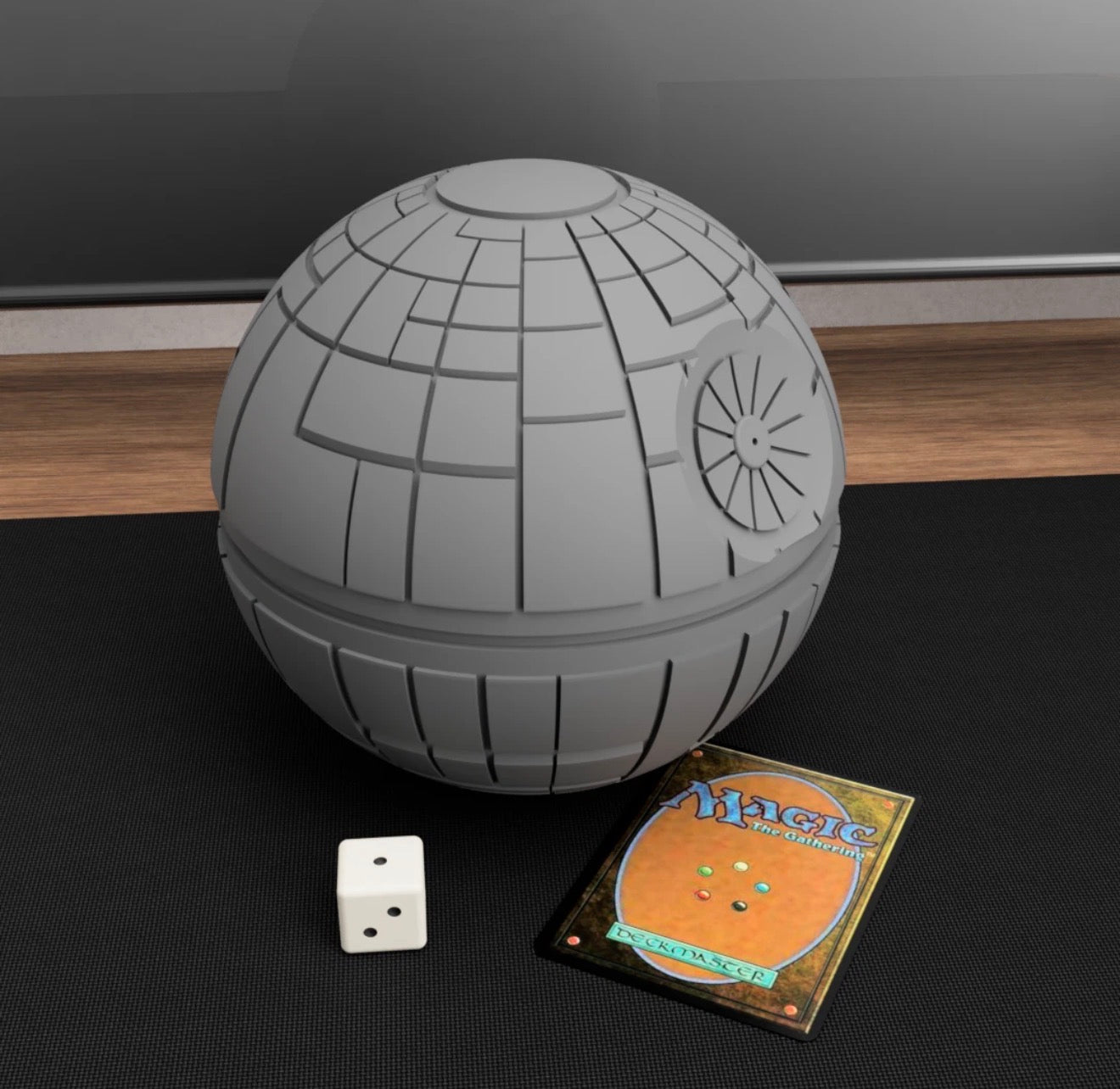 Death Star Deck Box - MTG STAR WARS theme - Magnetic Lids
