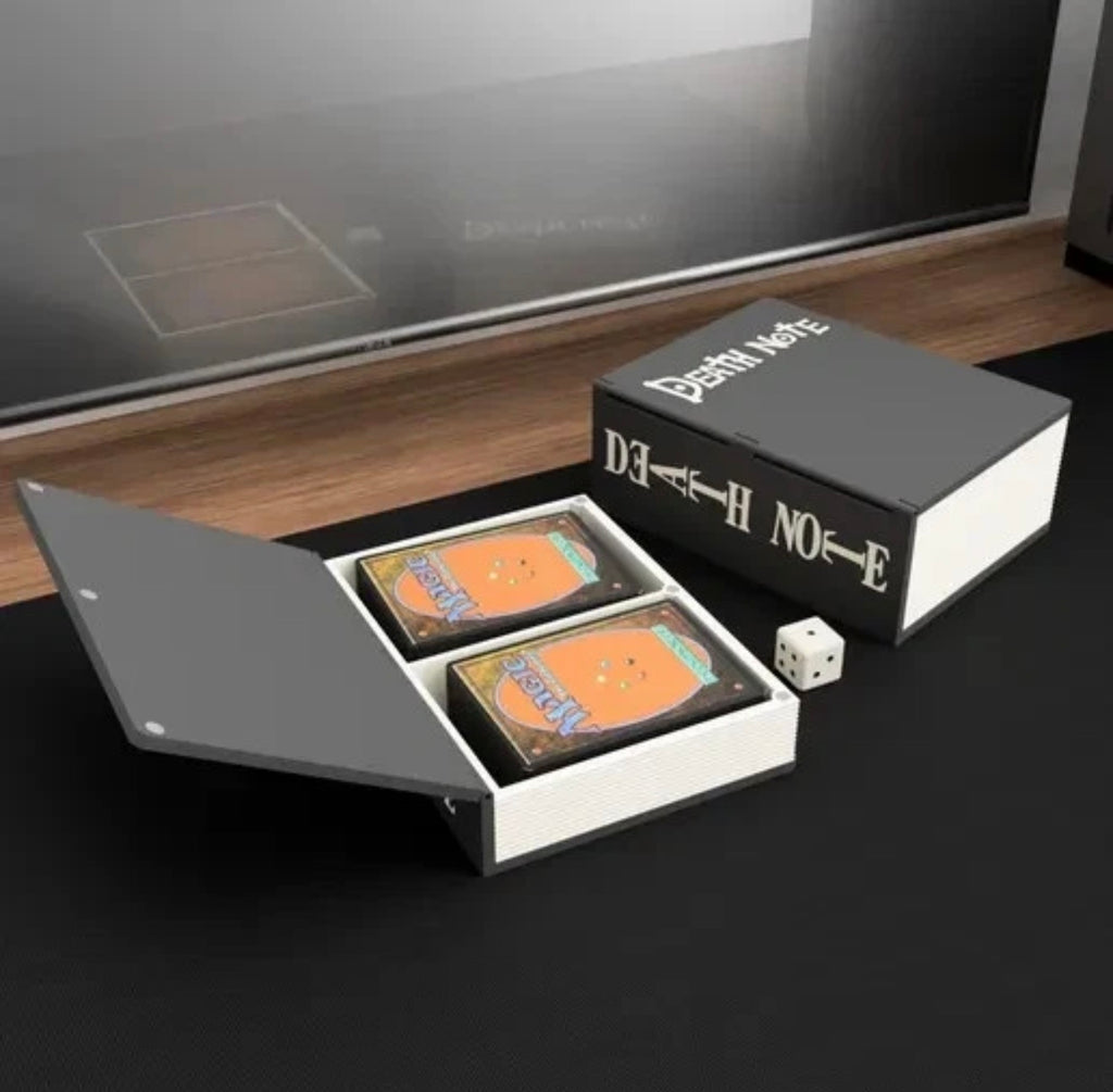 DEATHNOTE Deck Box - MTG ANIME Inspired theme - Magnetic Lids