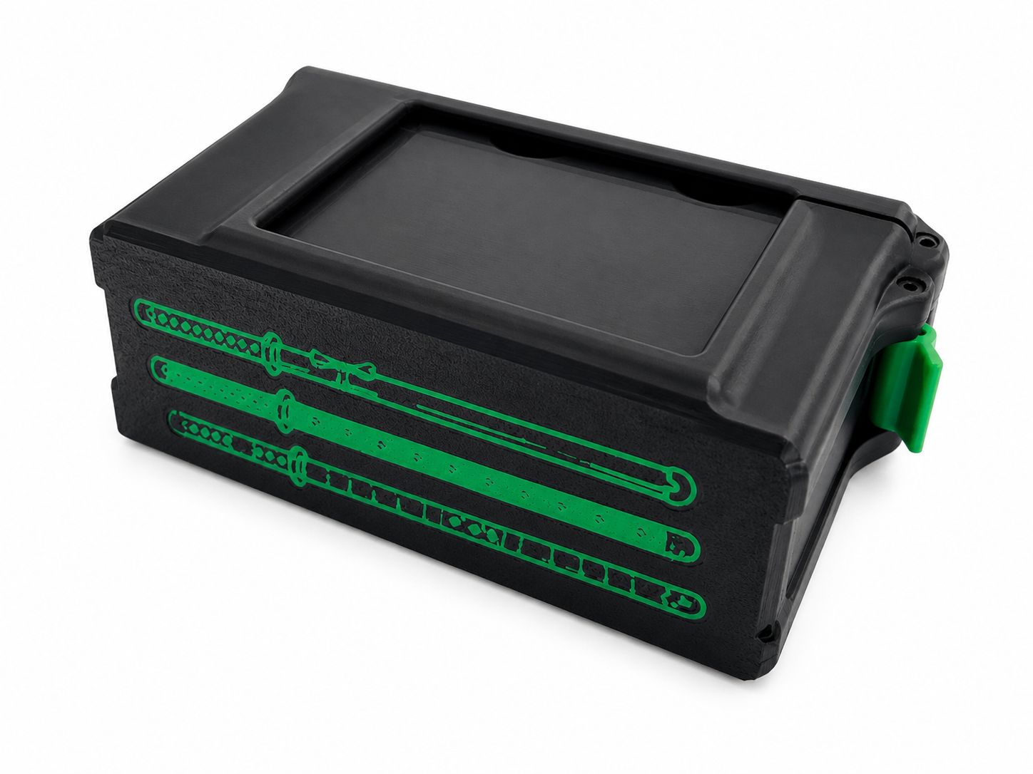 ONE PIECE DECKBOX, SLIM DESIGN, CAN FIT UP TO 2 DECKS. LEADER FRONT WINDOW