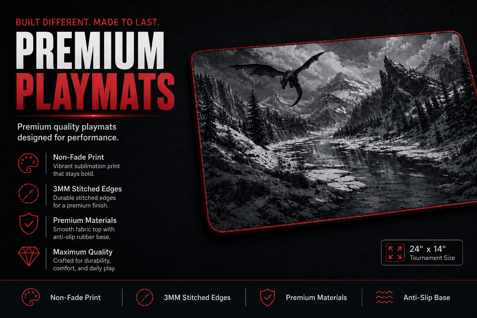 TOXIC DINO Gaming MAT/ PLAYMAT