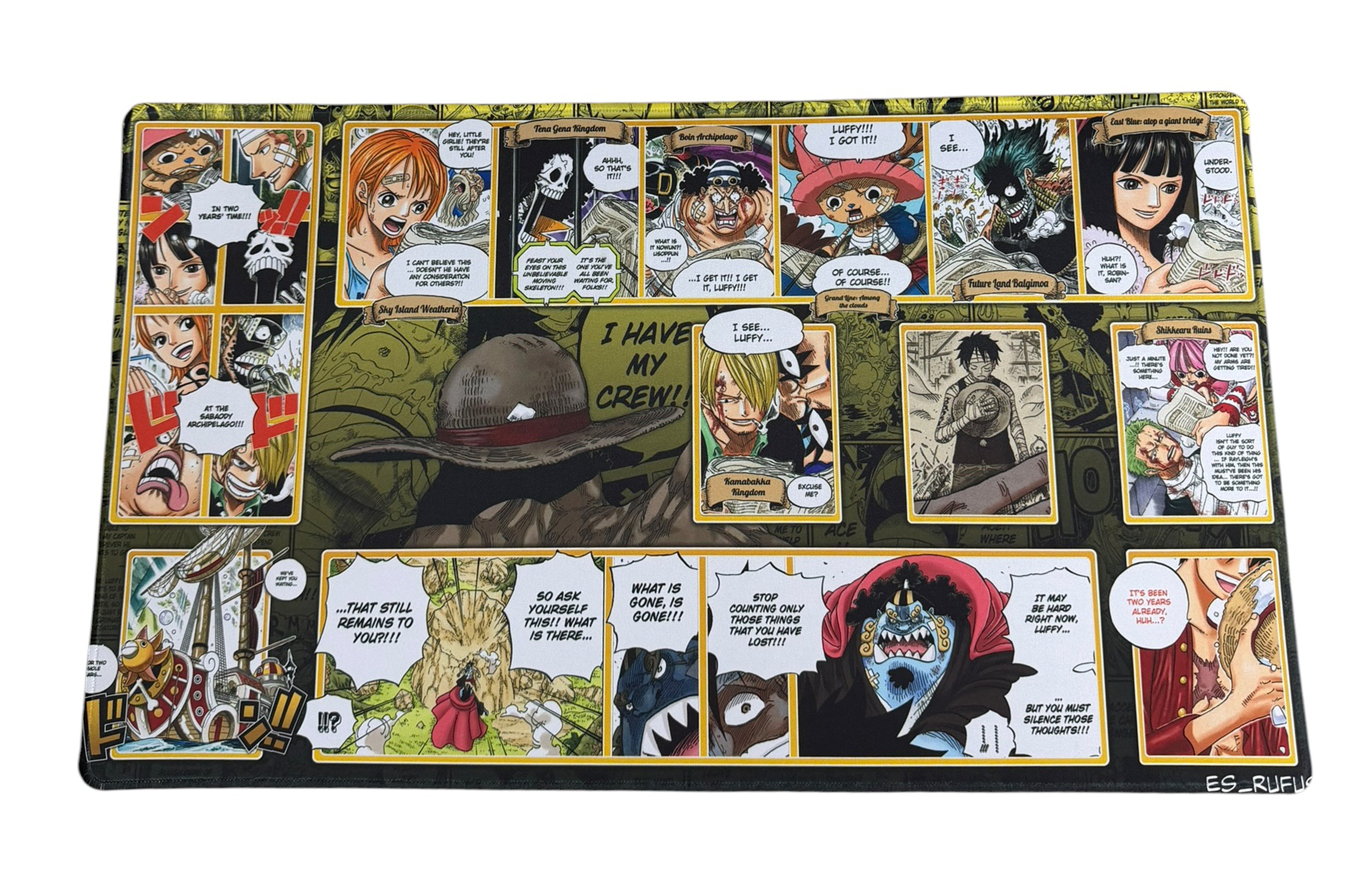 3D2Y ONE PIECE PLAYMAT SYNDICATE X RUFUS