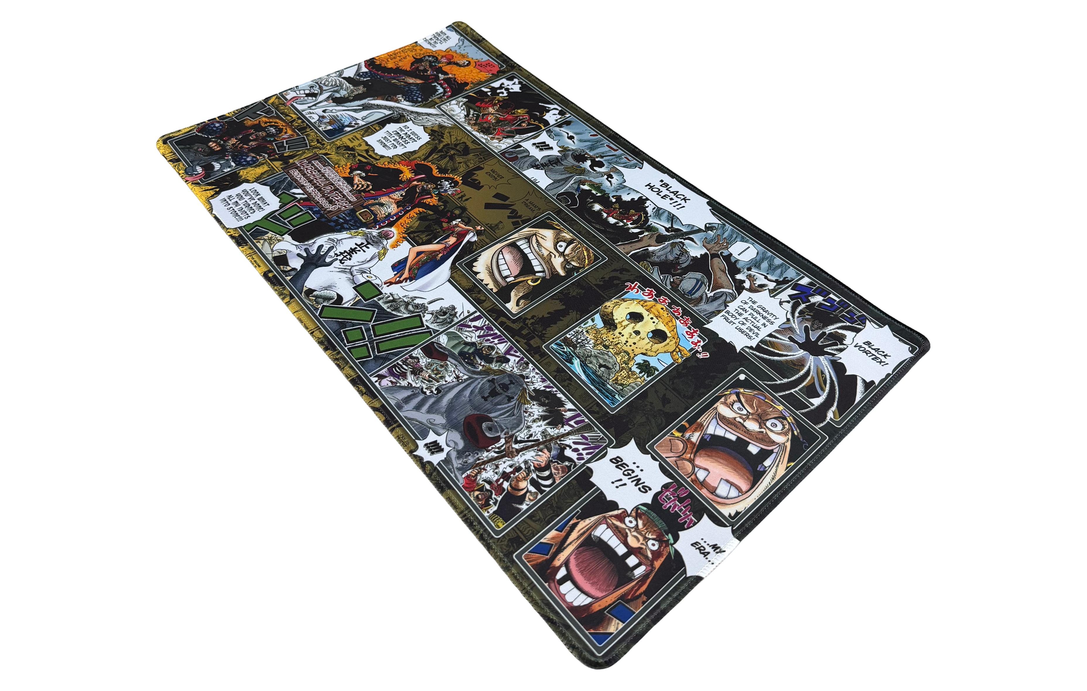BLACKBEARD YELLOW ONE PIECE PLAYMAT SYNDICATE X RUFUS