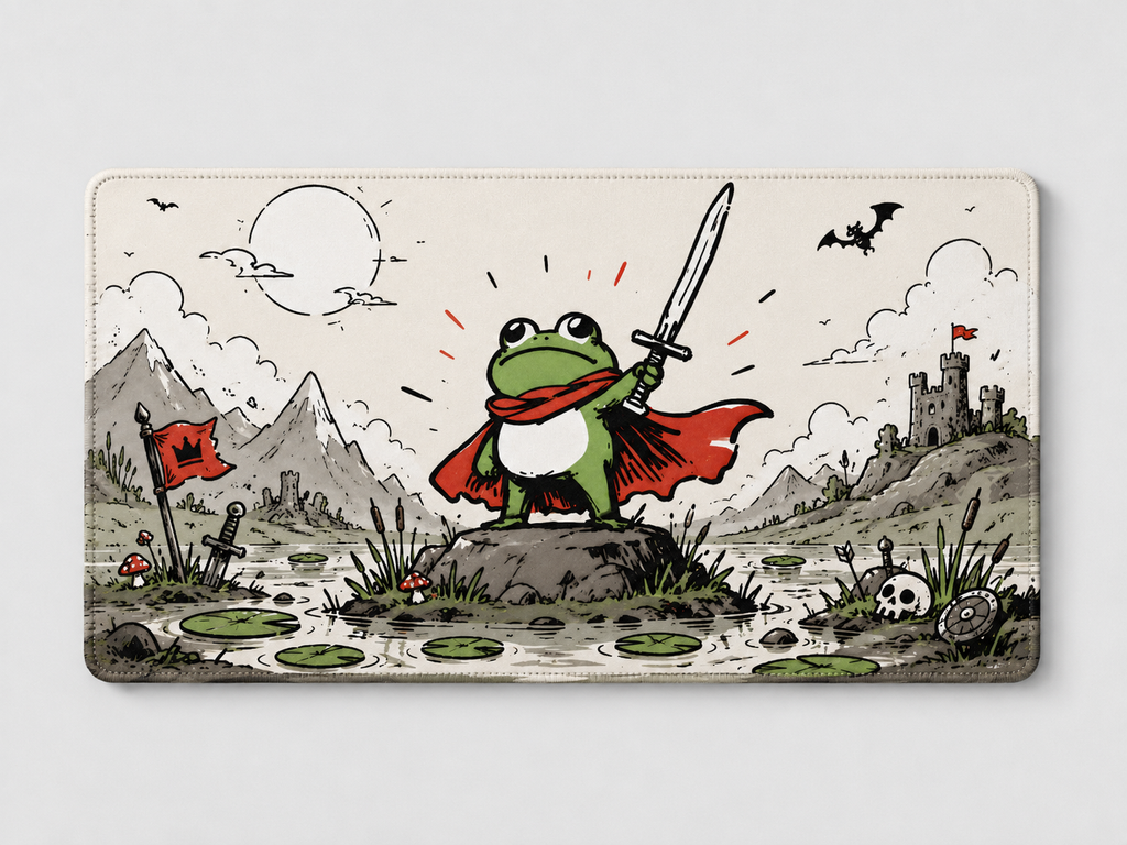 "A BRAVE WARRIOR!" Gaming MAT/ PLAYMAT