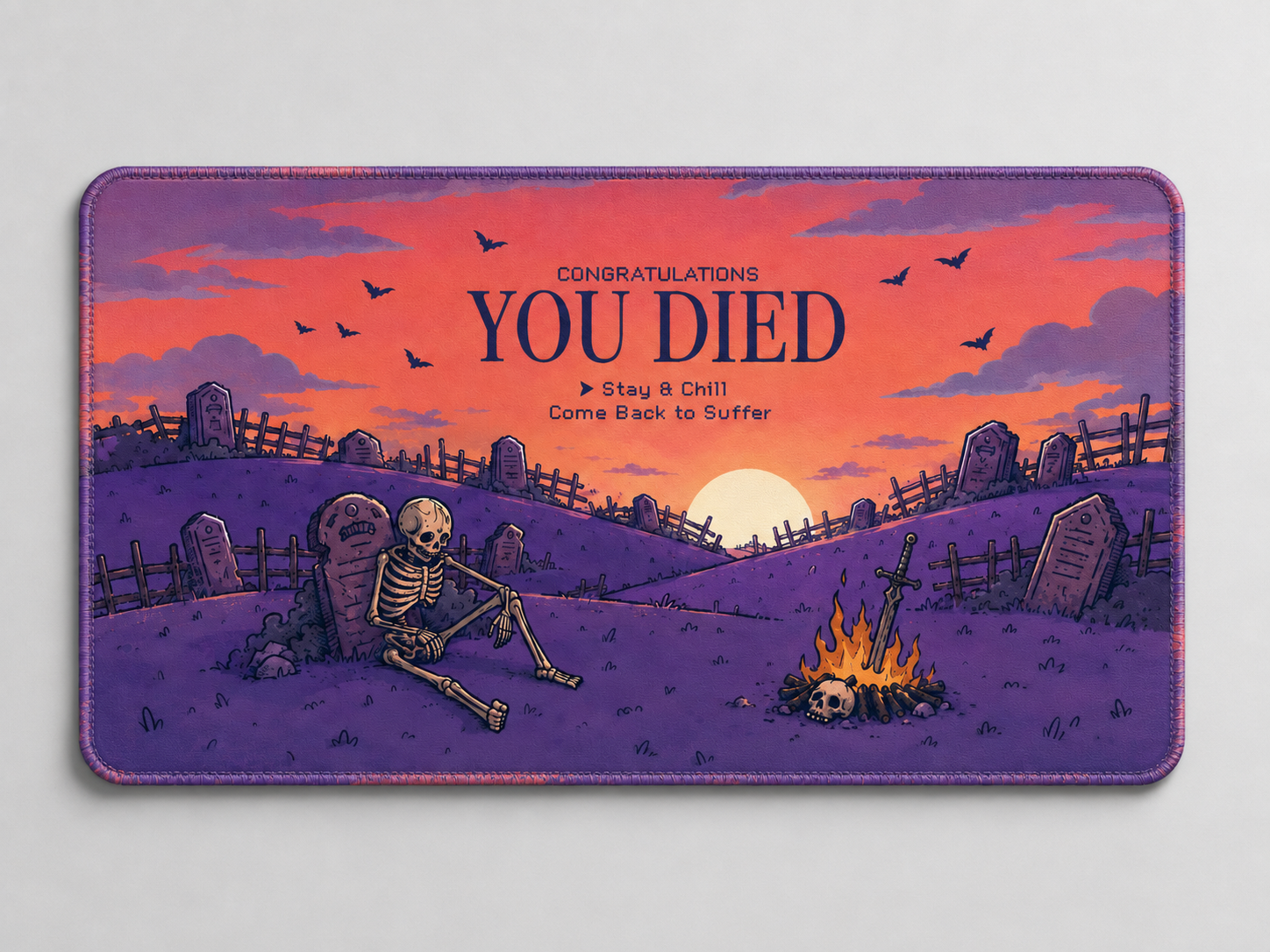 STAY AND CHILL! Gaming MAT/ PLAYMAT