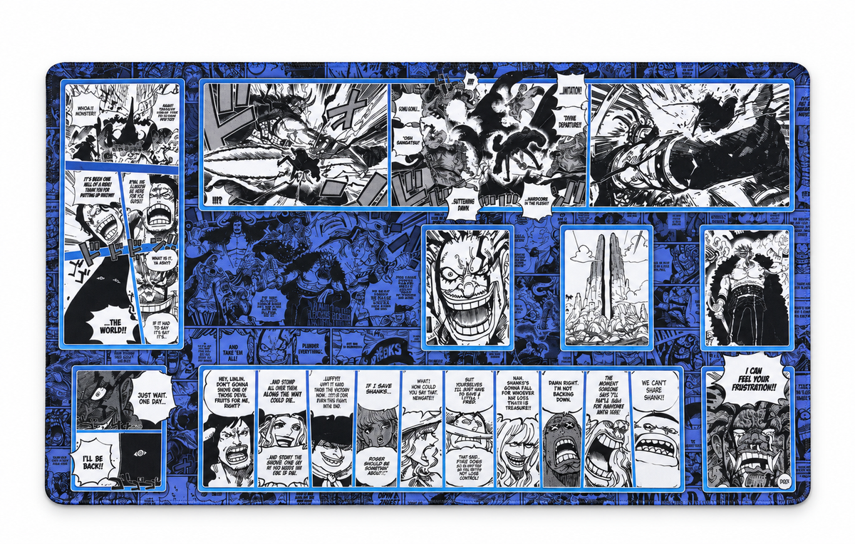 ROCKS D. XEBEC ONE PIECE PLAYMAT SYNDICATE X RUFUS | Free Shipping