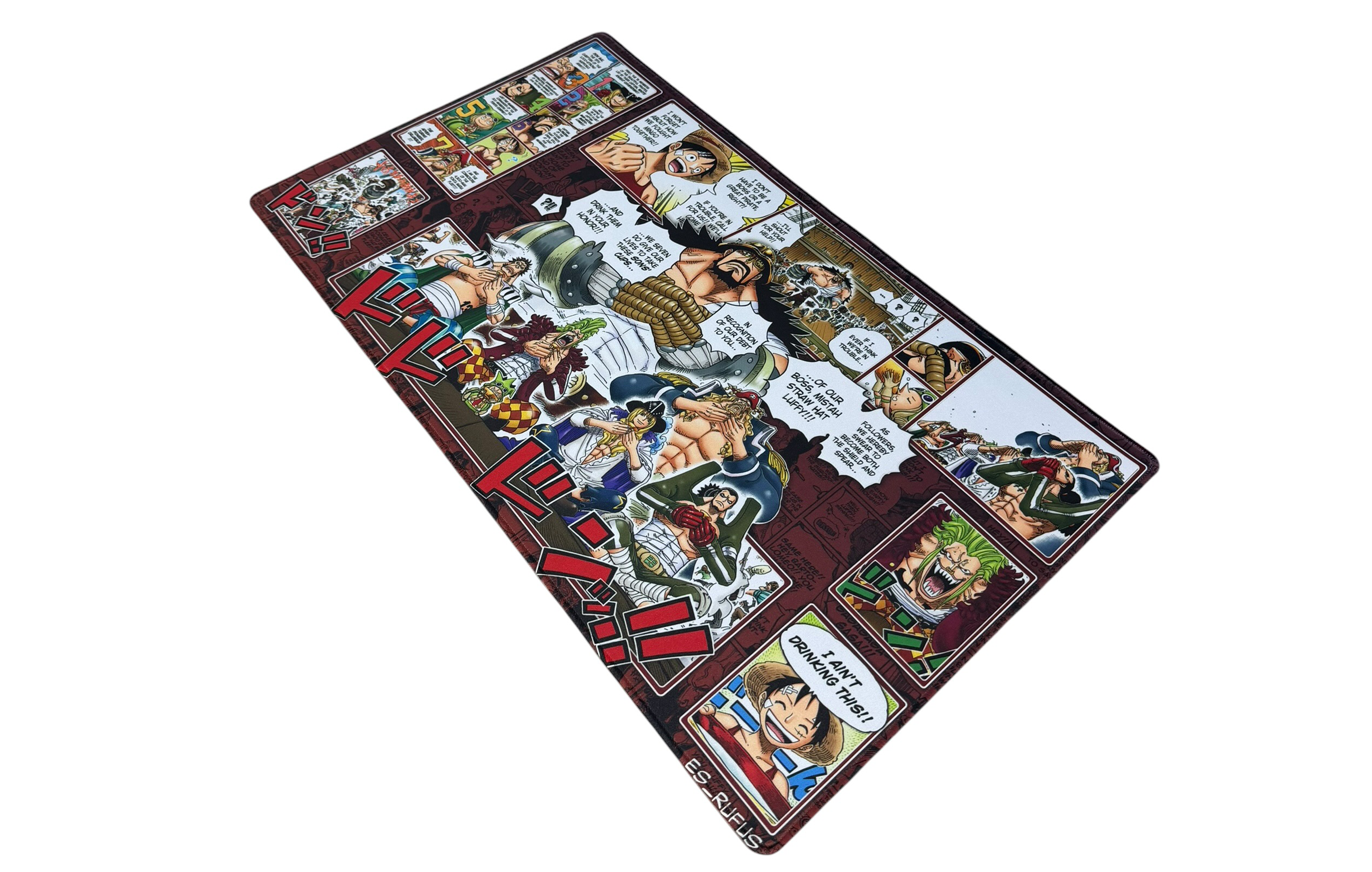 STRAW HAT GRAND FLEET ONE PIECE PLAYMAT SYNDICATE X RUFUS