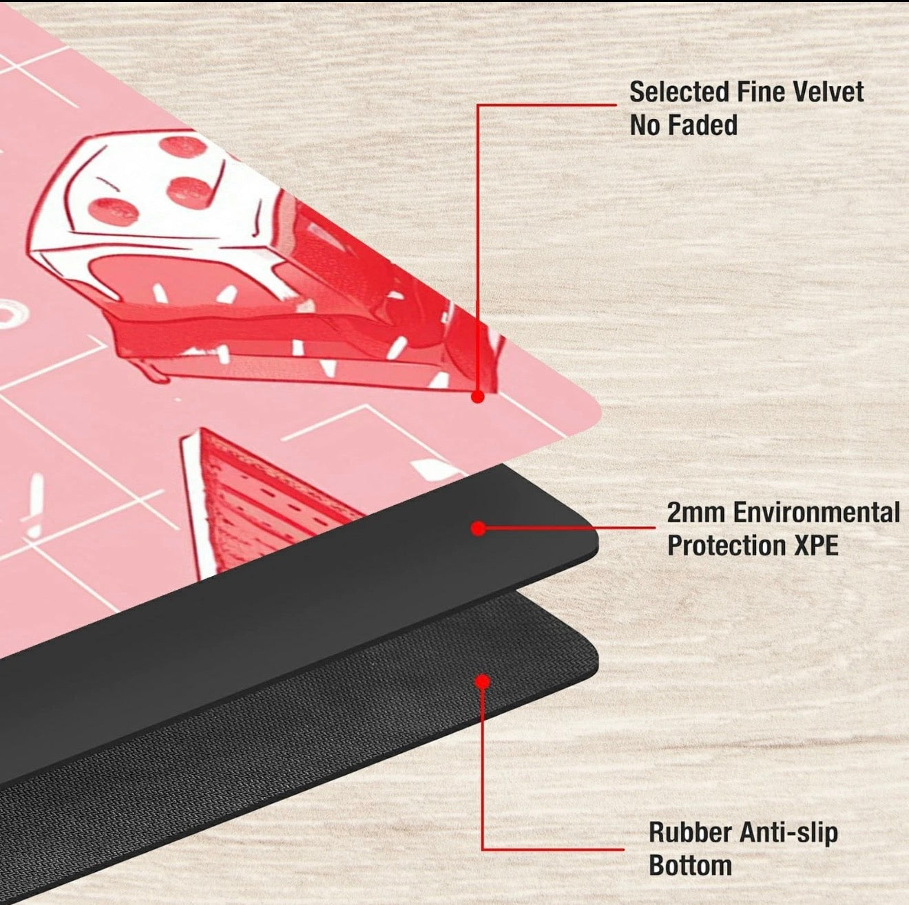 Poor Person's  Playmat for TCG- FUNNY  TCG,MTG Playmat , Anti Slip