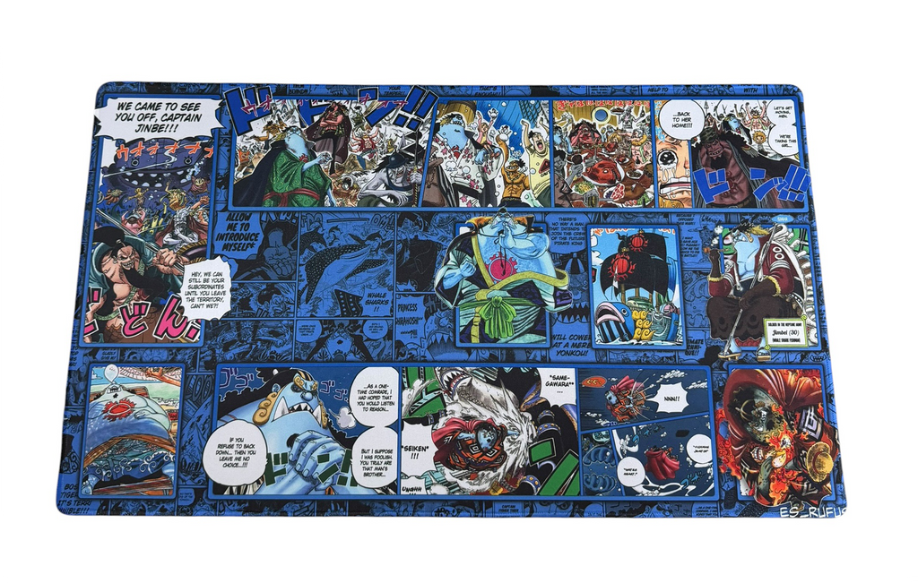 JINBE ONE PIECE PLAYMAT SYNDICATE X RUFUS