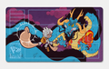 LUFFY VS KAIDO CARTOON FIGHT PLAYMAT LIMITED EDITION!