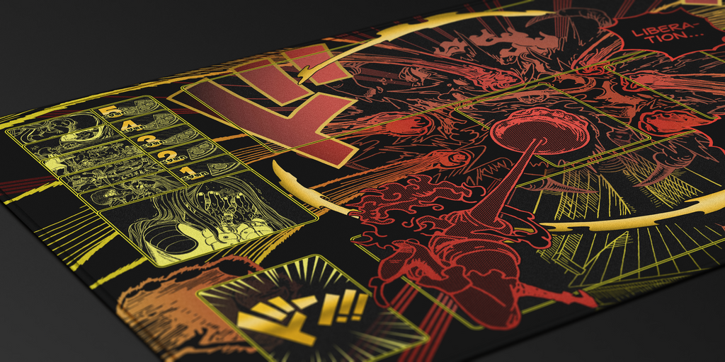 Bonney Manga – Liberation Nika Punch, One piece TCG Playmat