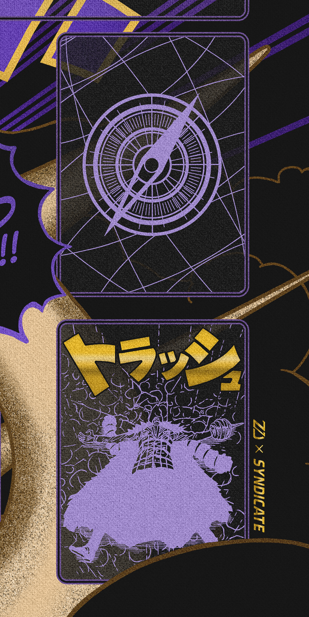 Crocodile Manga – Ground Death, One piece TCG Playmat