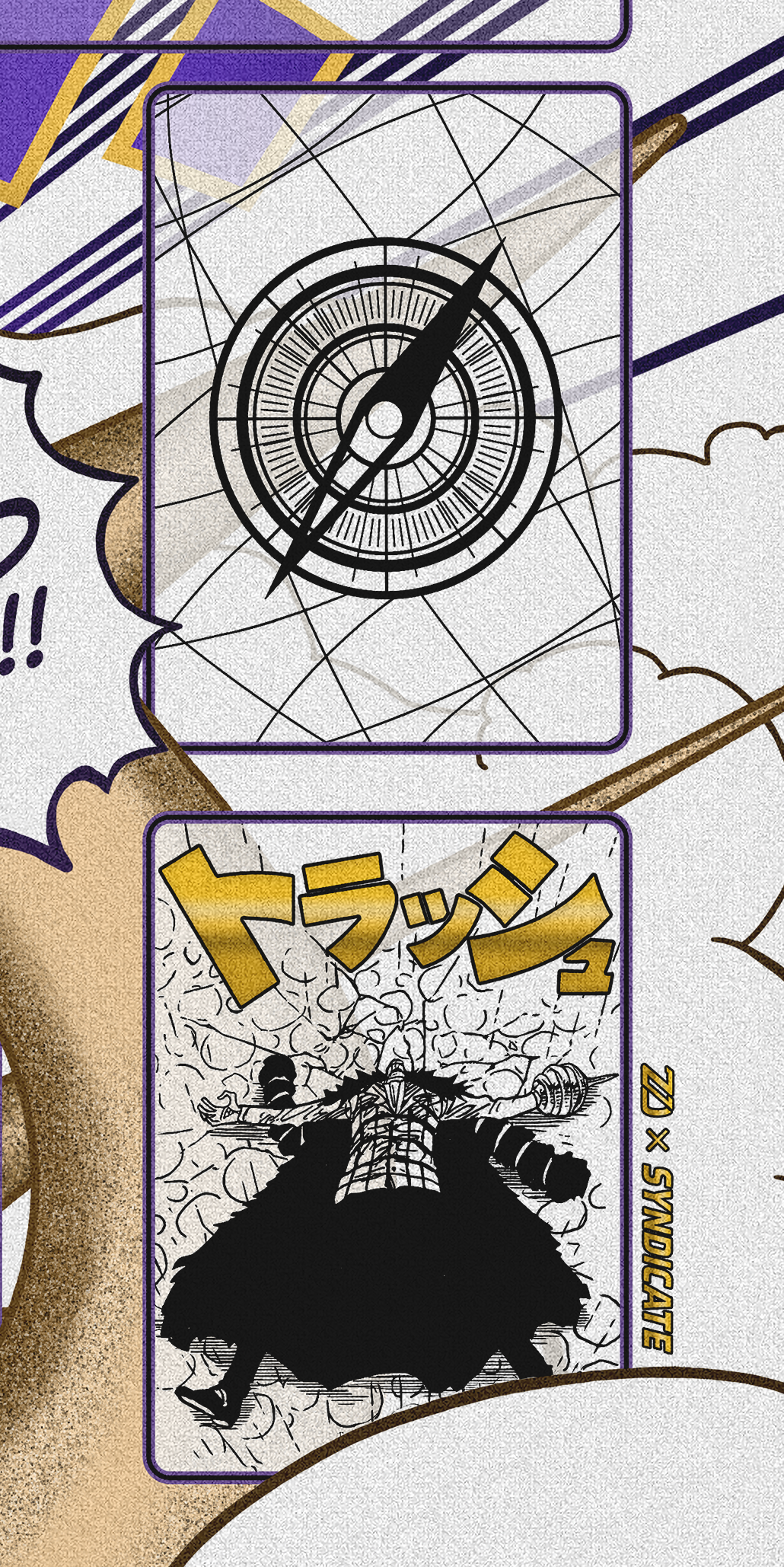 Crocodile Manga – Ground Death, One piece TCG Playmat