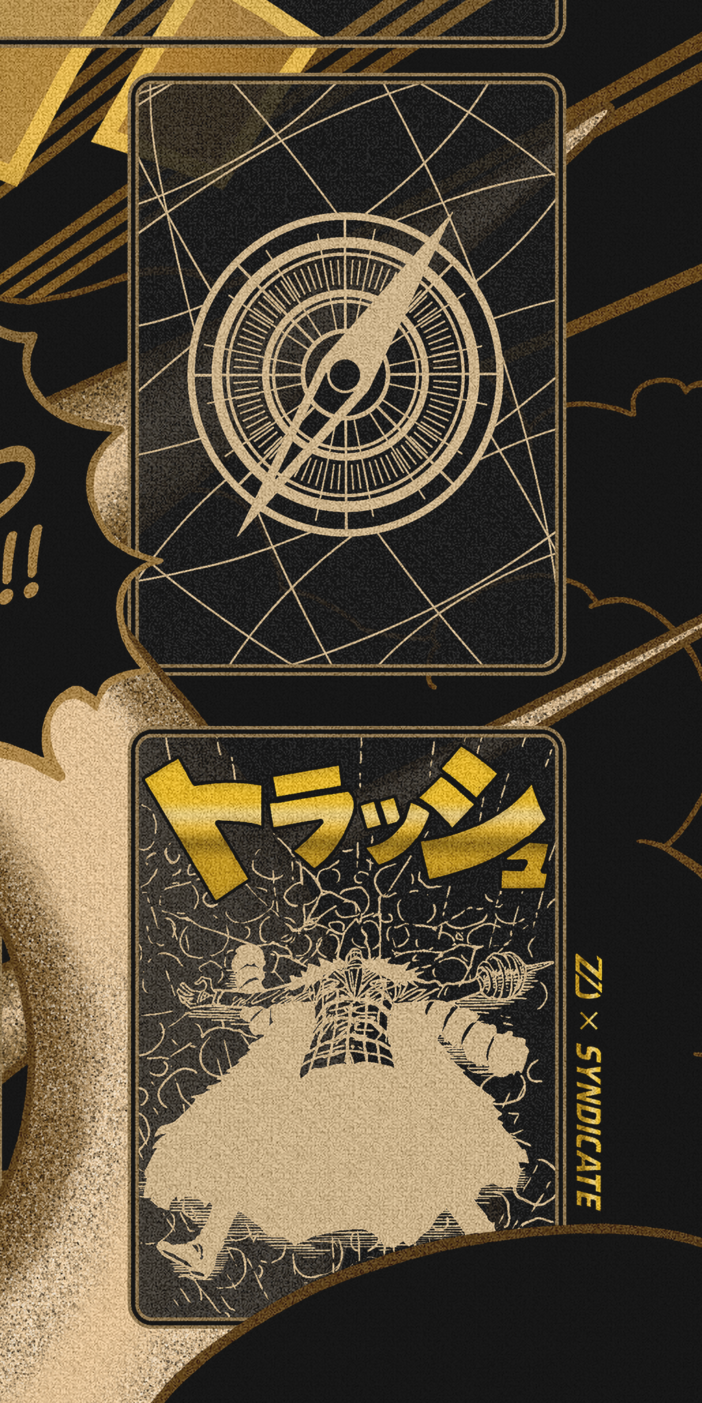 Crocodile Manga – Ground Death, One piece TCG Playmat