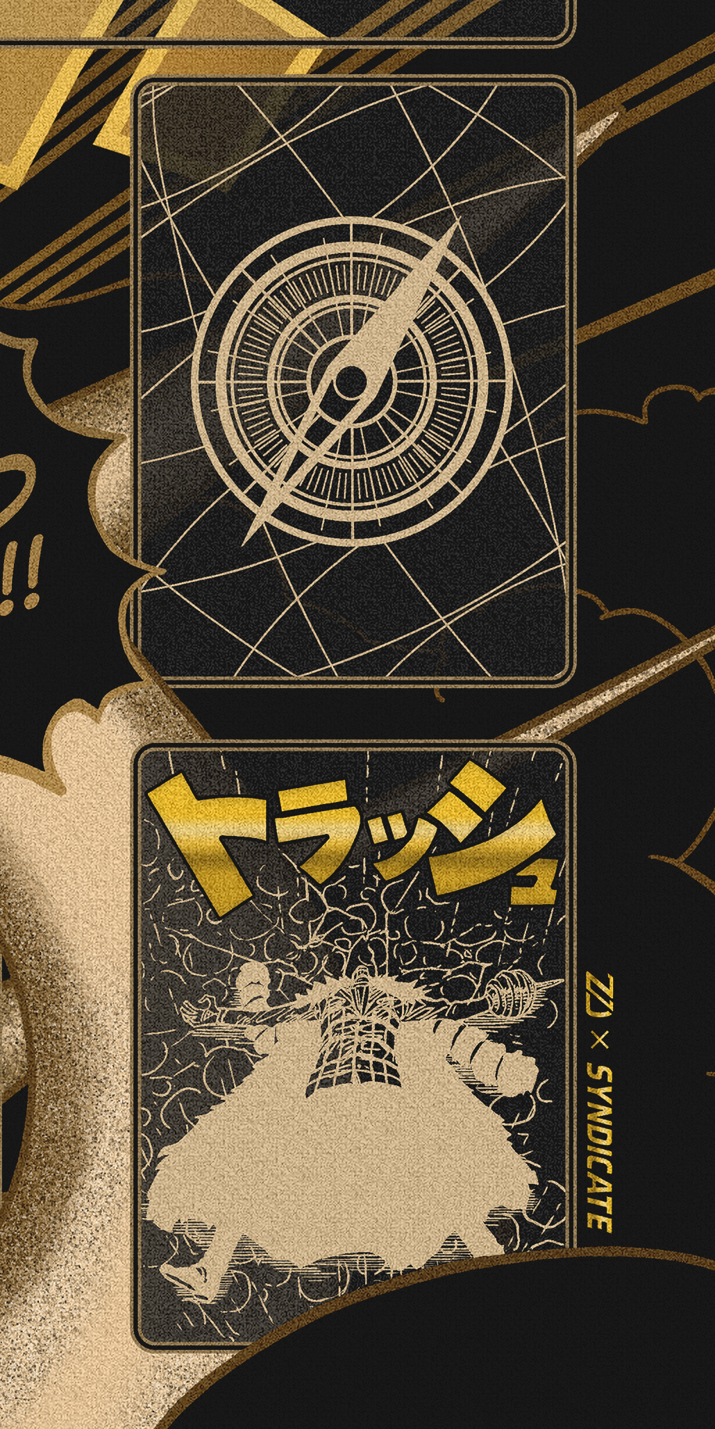 Crocodile Manga – Ground Death, One piece TCG Playmat