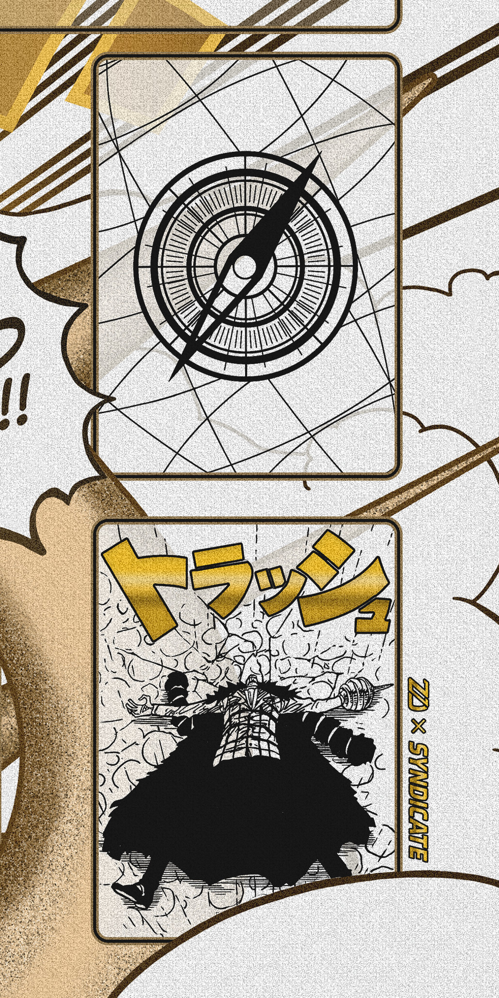 Crocodile Manga – Ground Death, One piece TCG Playmat