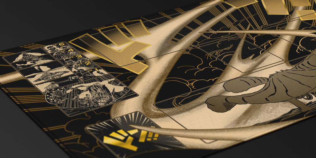 Crocodile Manga – Ground Death, One piece TCG Playmat