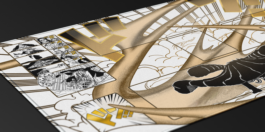 Crocodile Manga – Ground Death, One piece TCG Playmat