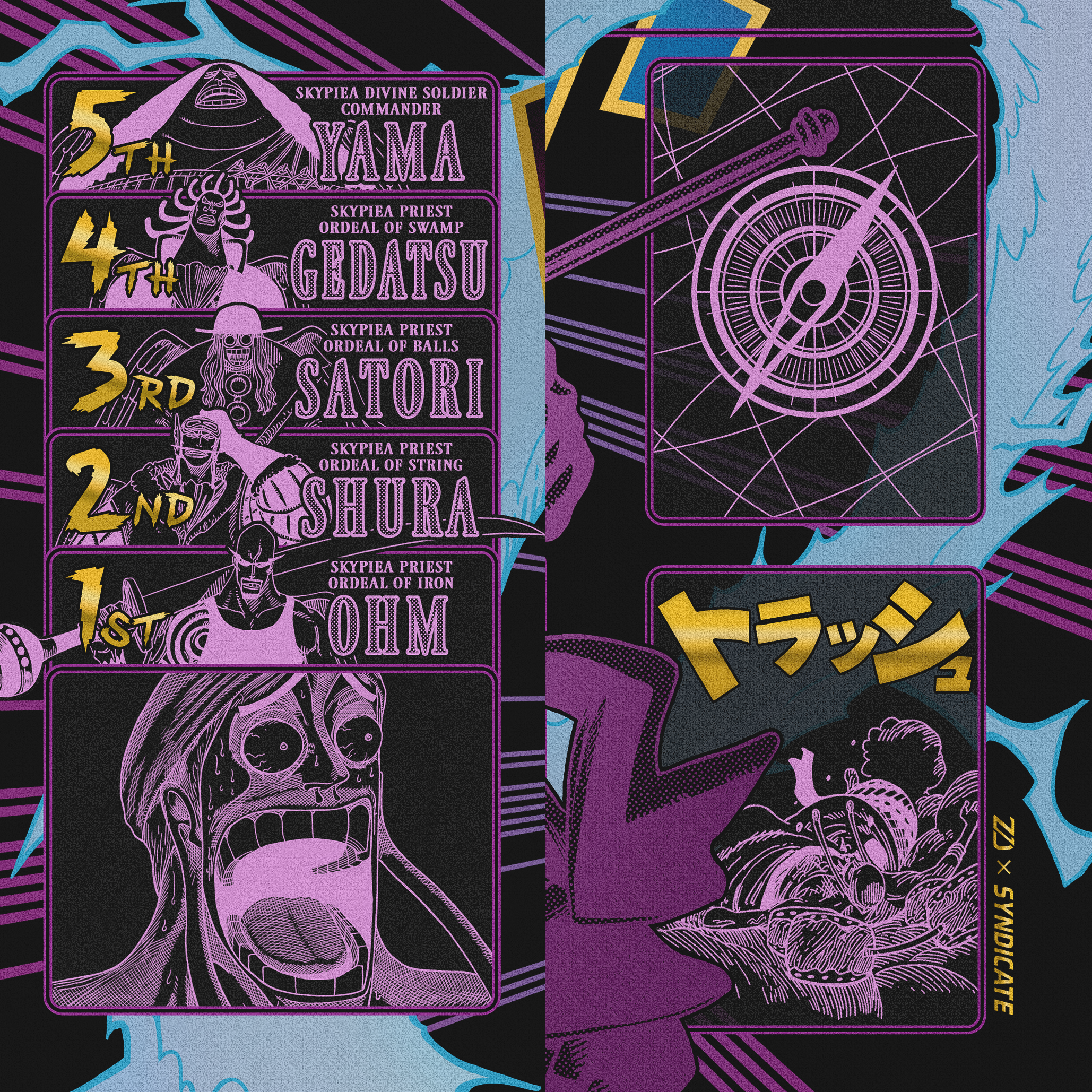 Enel Manga – Lighting Dragon, One piece TCG Playmat