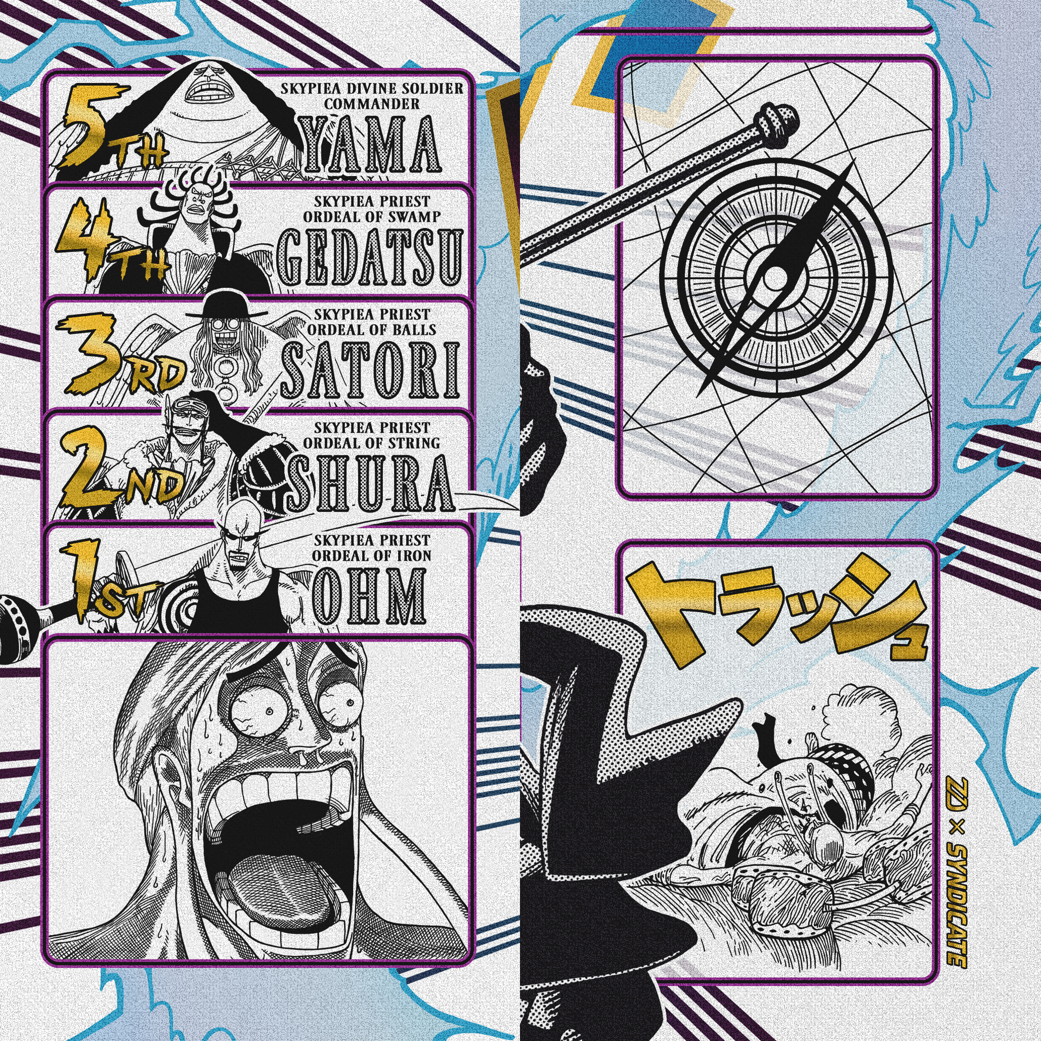 Enel Manga – Lighting Dragon, One piece TCG Playmat