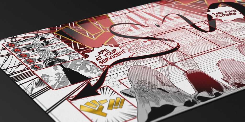 IMU “FIVE ELDERS” ONE PIECE PLAYMAT by ZDESIGN
