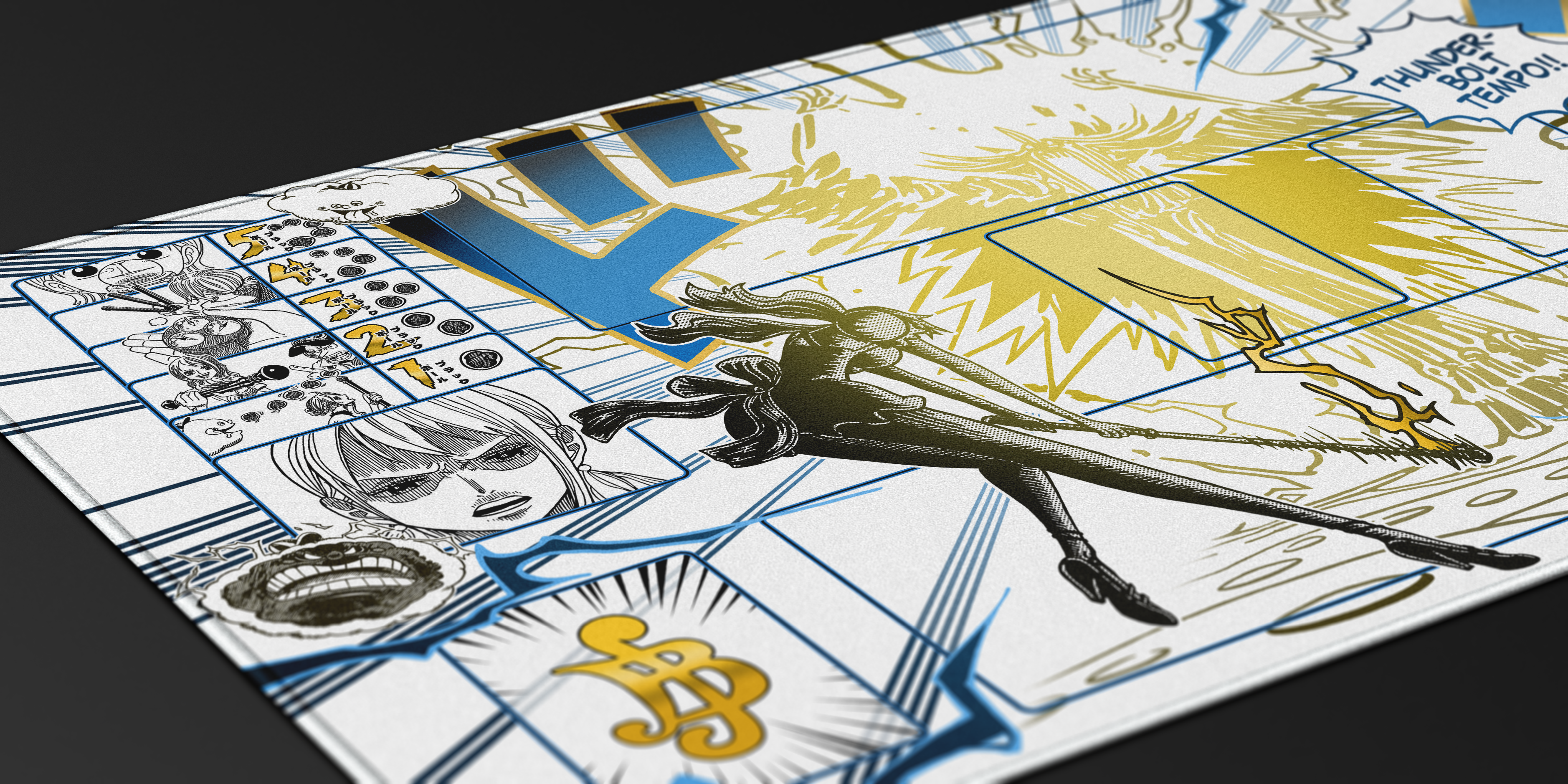 Nami Manga – Thunderbolt Tempo, One piece TCG Playmat