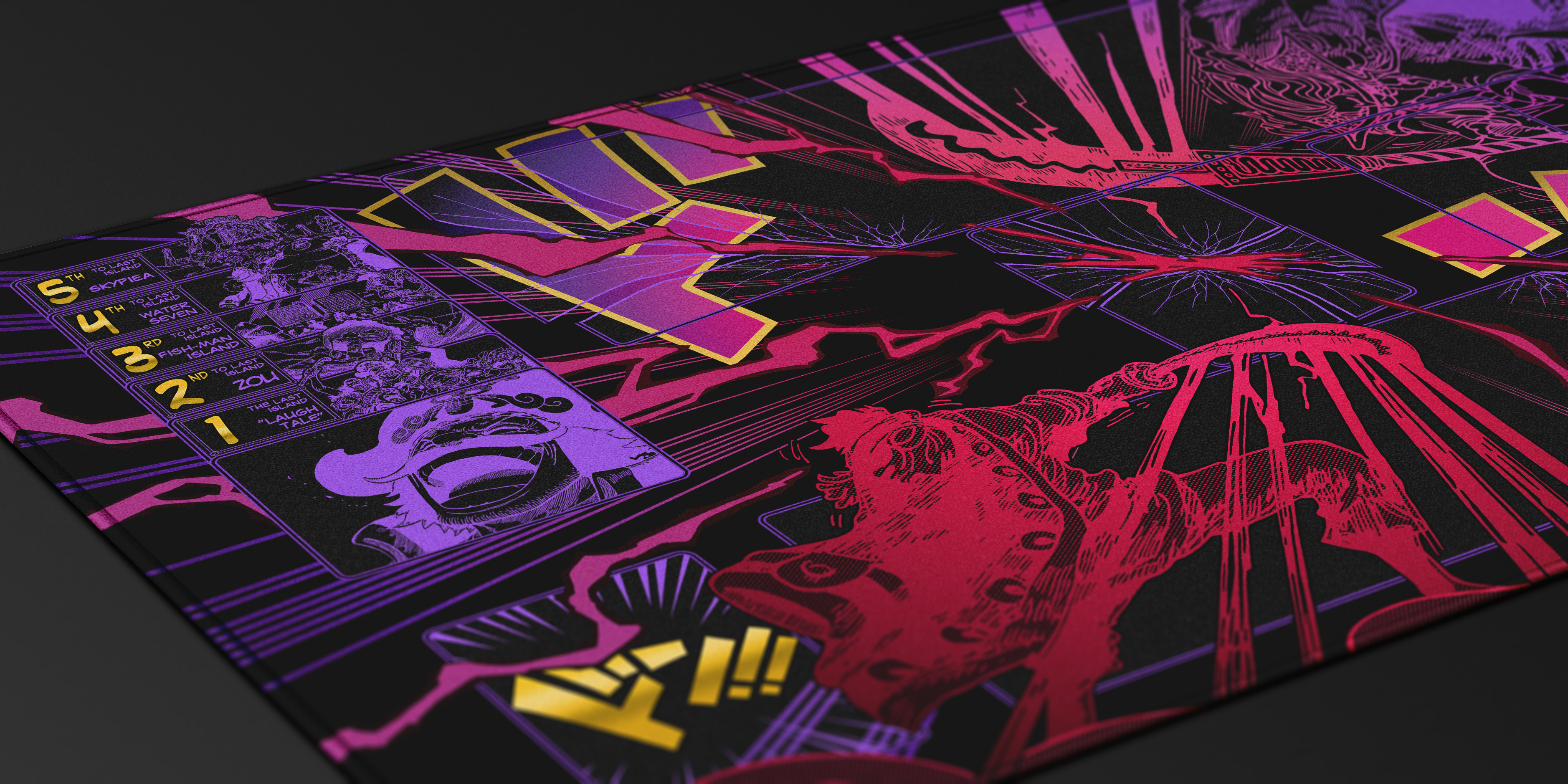 Gold D Roger One Piece Playmat by ZDesign