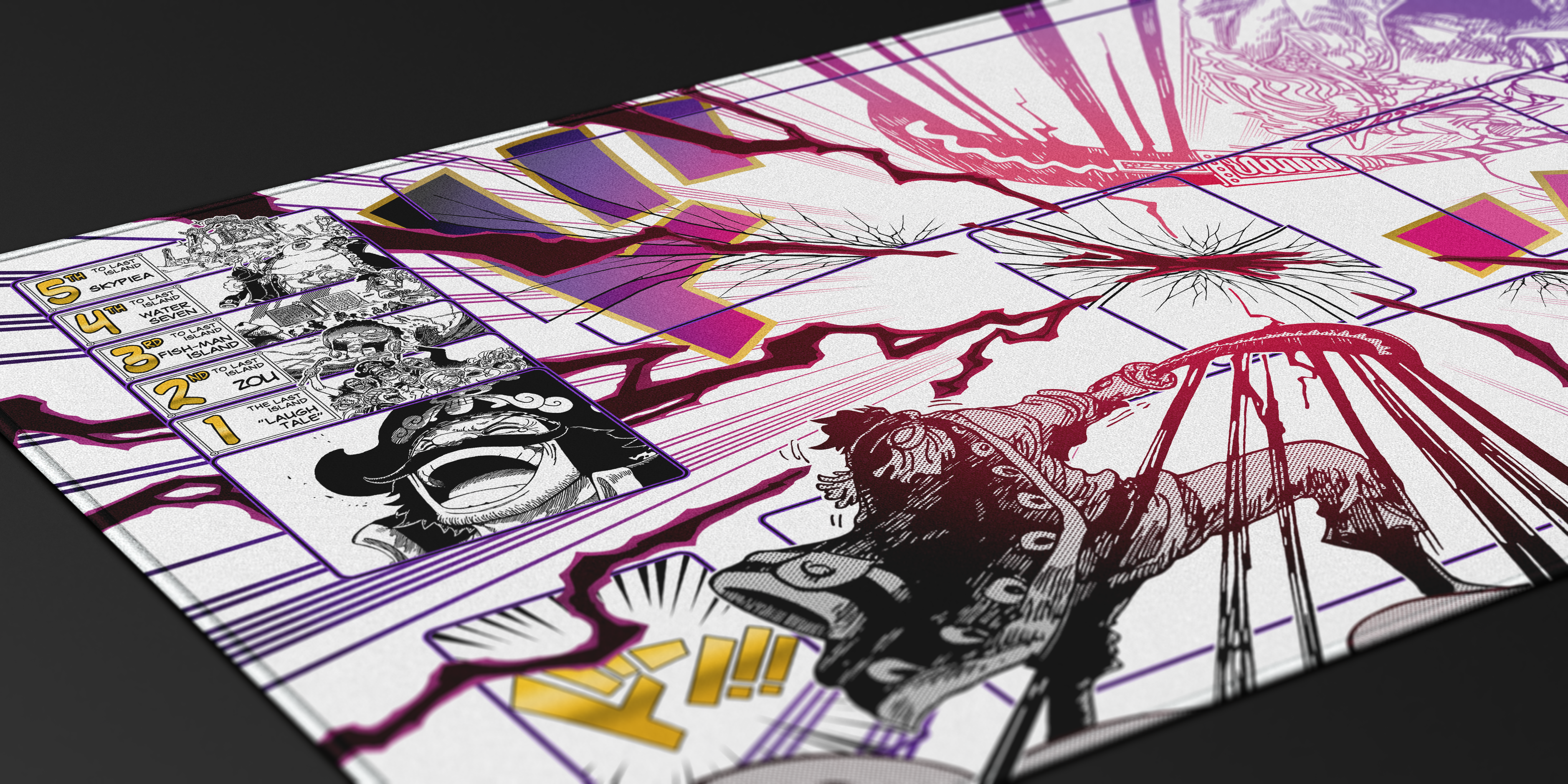 Gold D Roger One Piece Playmat by ZDesign
