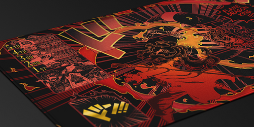 SABO “Flame Dragon King ” ONE PIECE PLAYMAT by ZDESIGN