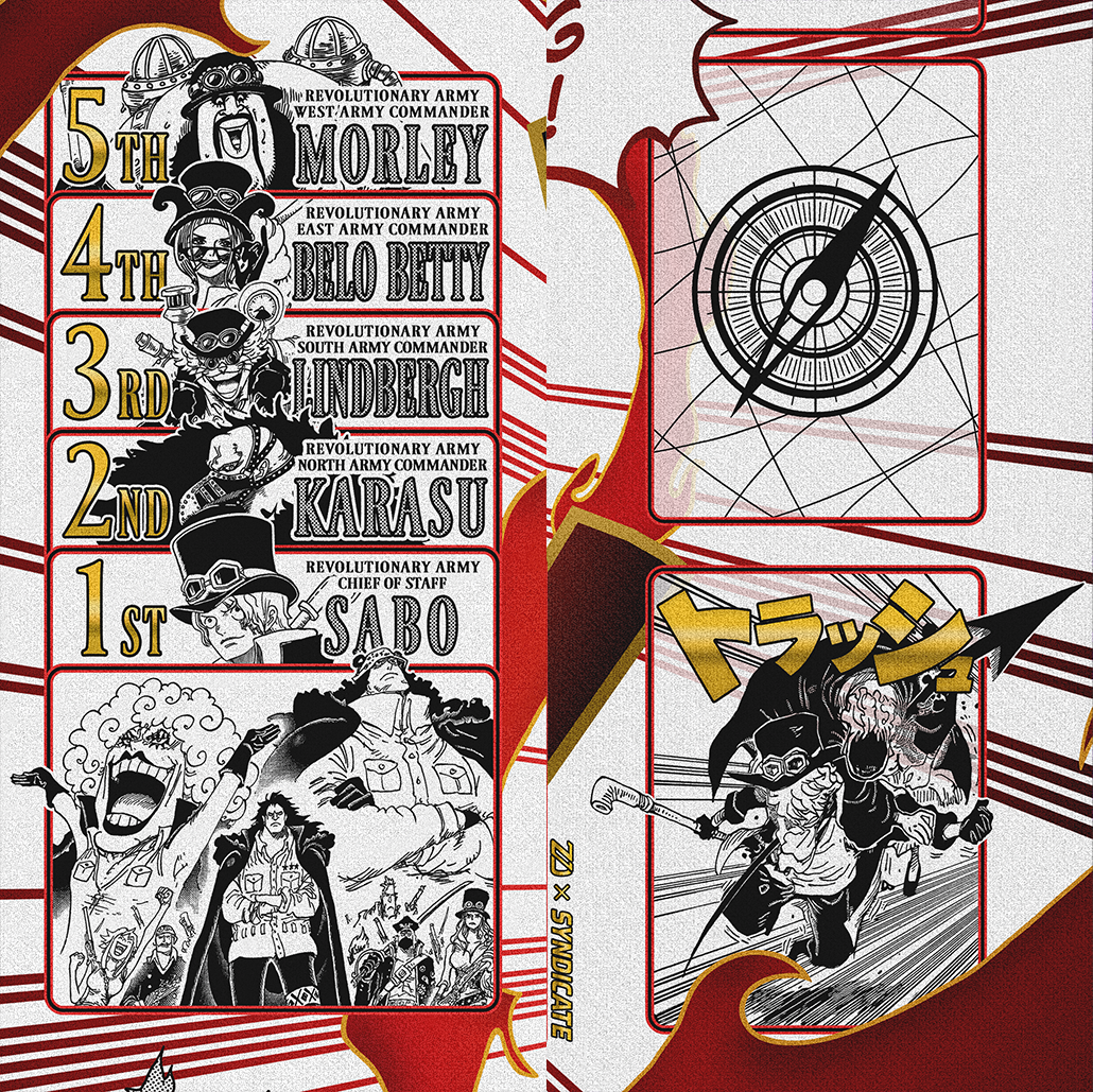 SABO “Flame Dragon King ” ONE PIECE PLAYMAT by ZDESIGN