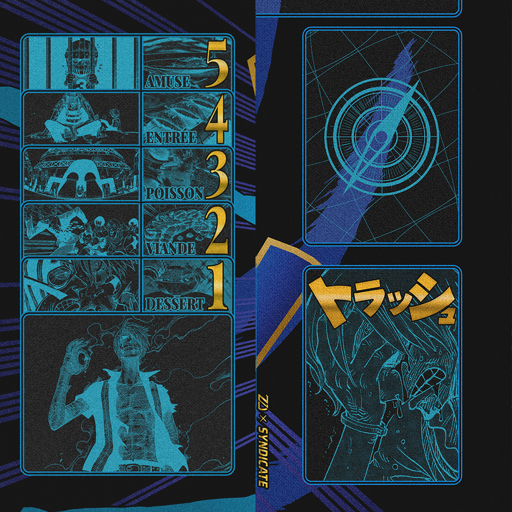 SANJI “Boeuf Burst ” ONE PIECE PLAYMAT by ZDESIGN